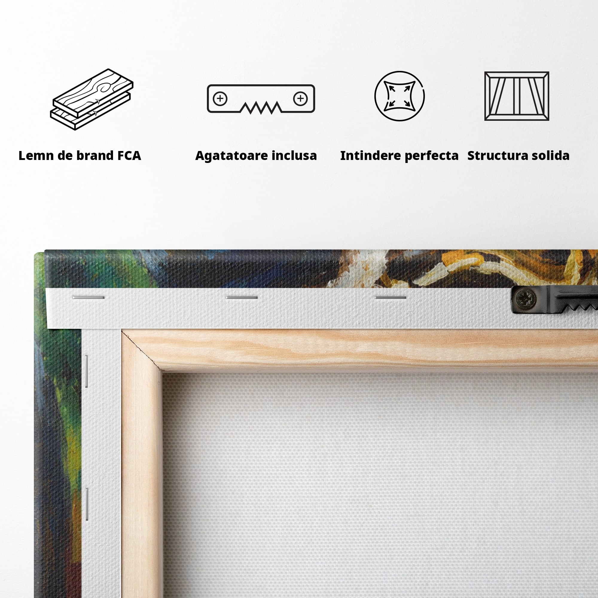 Tablou Canvas Premium LuxCanva® R1037, Saxofonistul Nostalgic, Muzician, Saxofon, Portret, Jazz, Living, Culori Vibrante