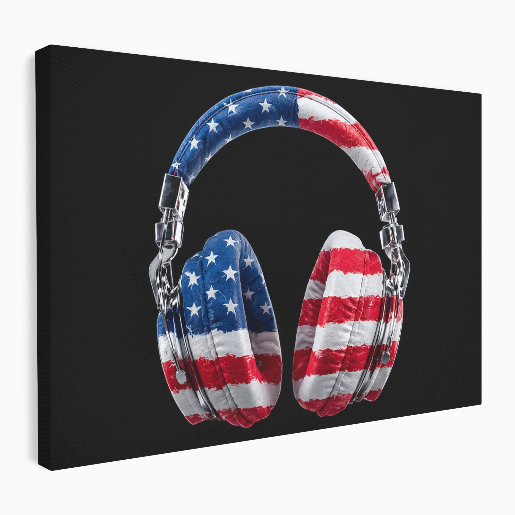 Tablou Canvas Premium LuxCanva® R1041, Castile Patriotice, Castile, Stele, Drapel, Muzica, Birou, Culori Vibrante