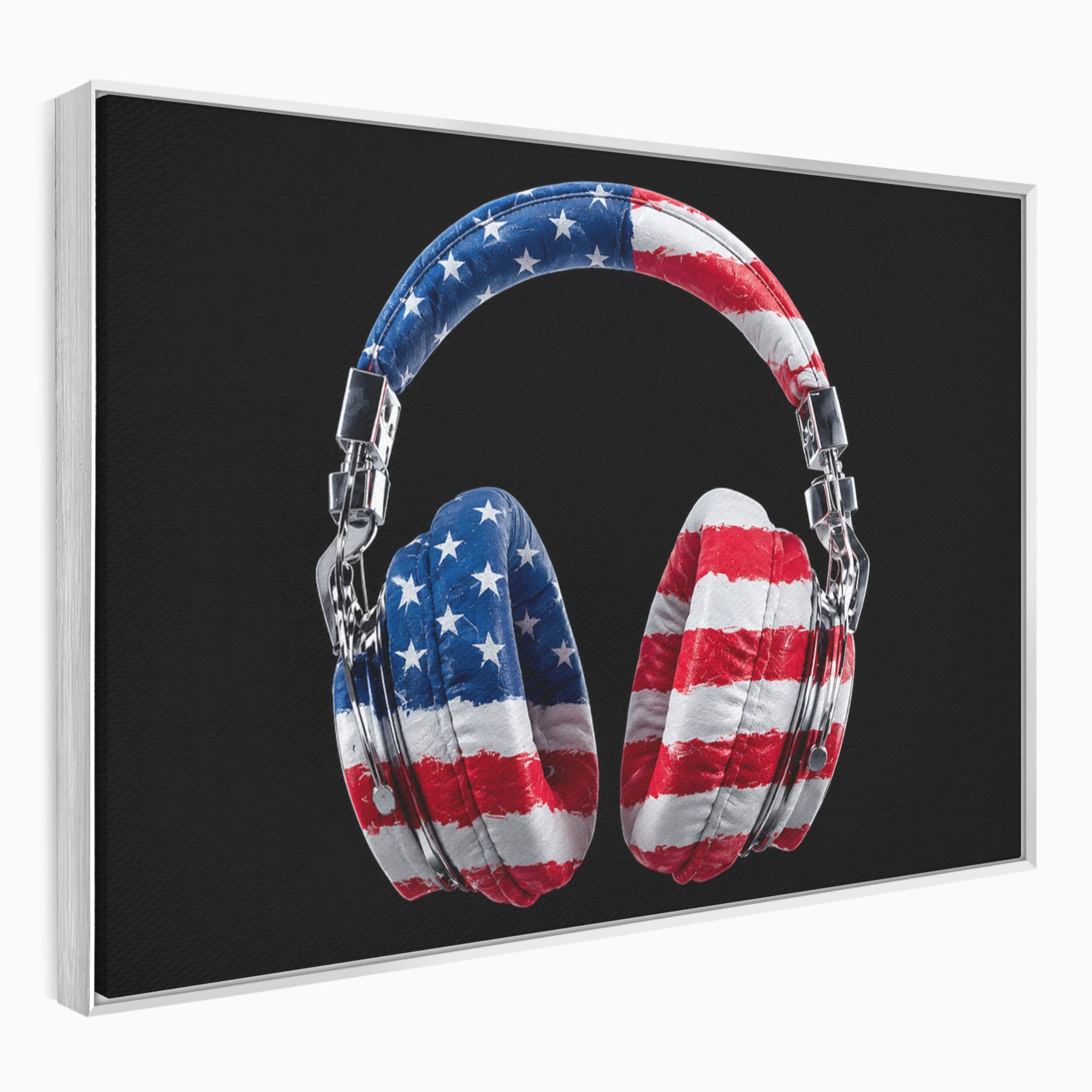 Tablou Canvas Premium LuxCanva® R1041, Castile Patriotice, Castile, Stele, Drapel, Muzica, Birou, Culori Vibrante