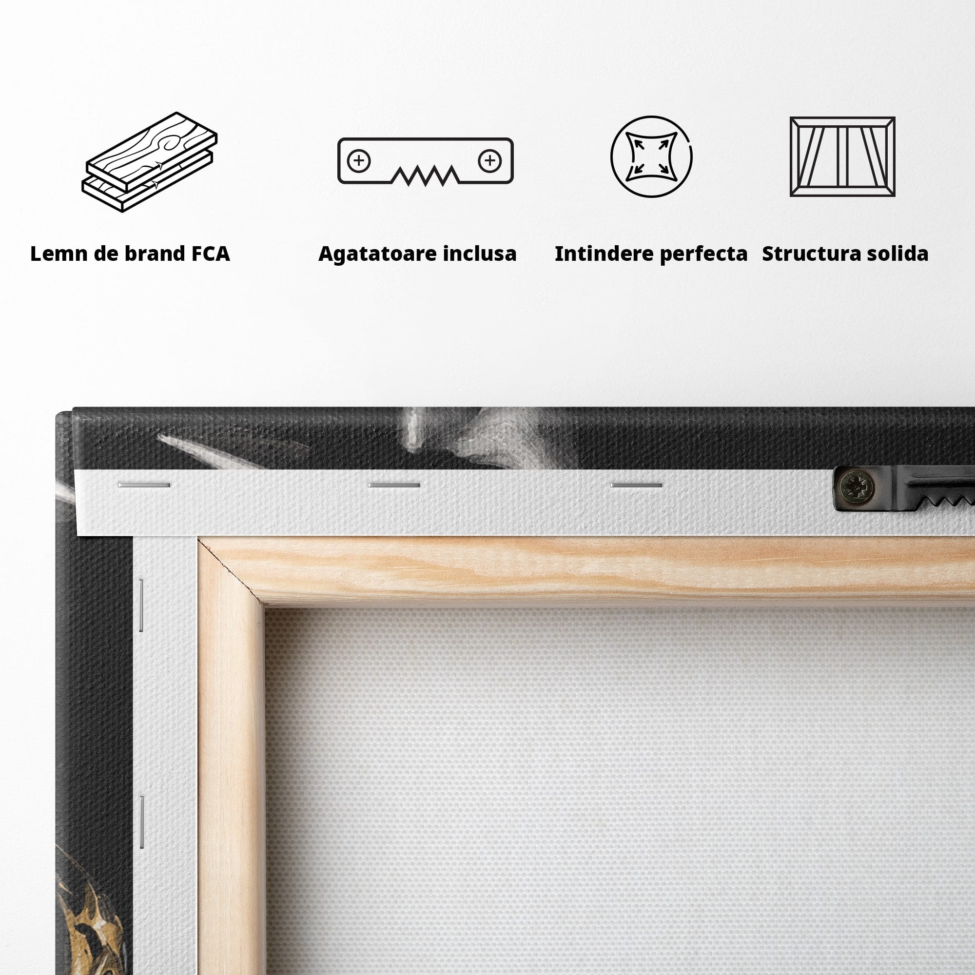 Tablou Canvas Premium LuxCanva® R1042, Saxofonist Elegant, Saxofonist, Muzica, Jazz, Portret, Stil, Living, Birou, Culori Vibrante
