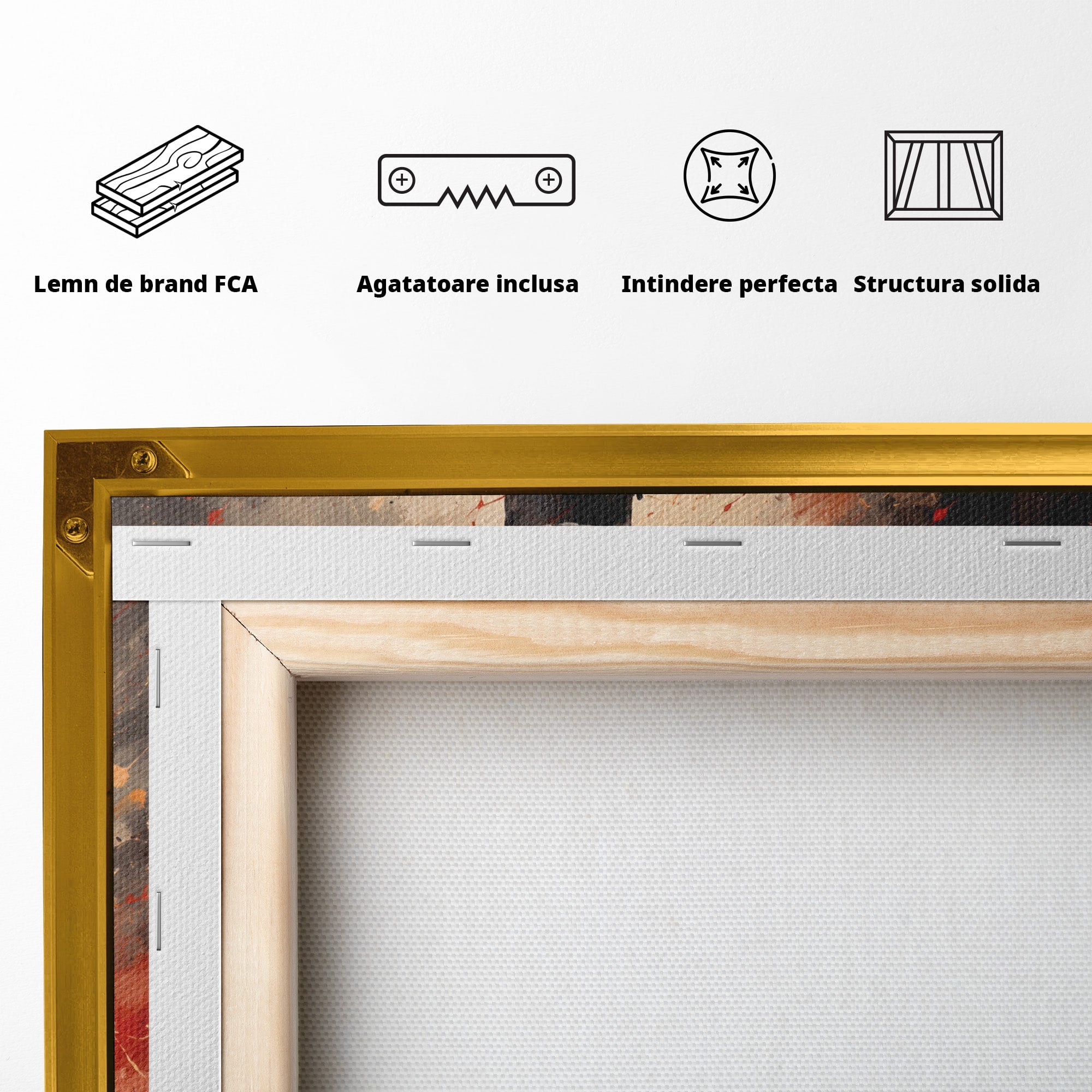 Tablou Canvas Premium LuxCanva® R1049, Chitaristul Misterios, Chitara, Muzica, Portret, Mister, Living, Culori Vibrante
