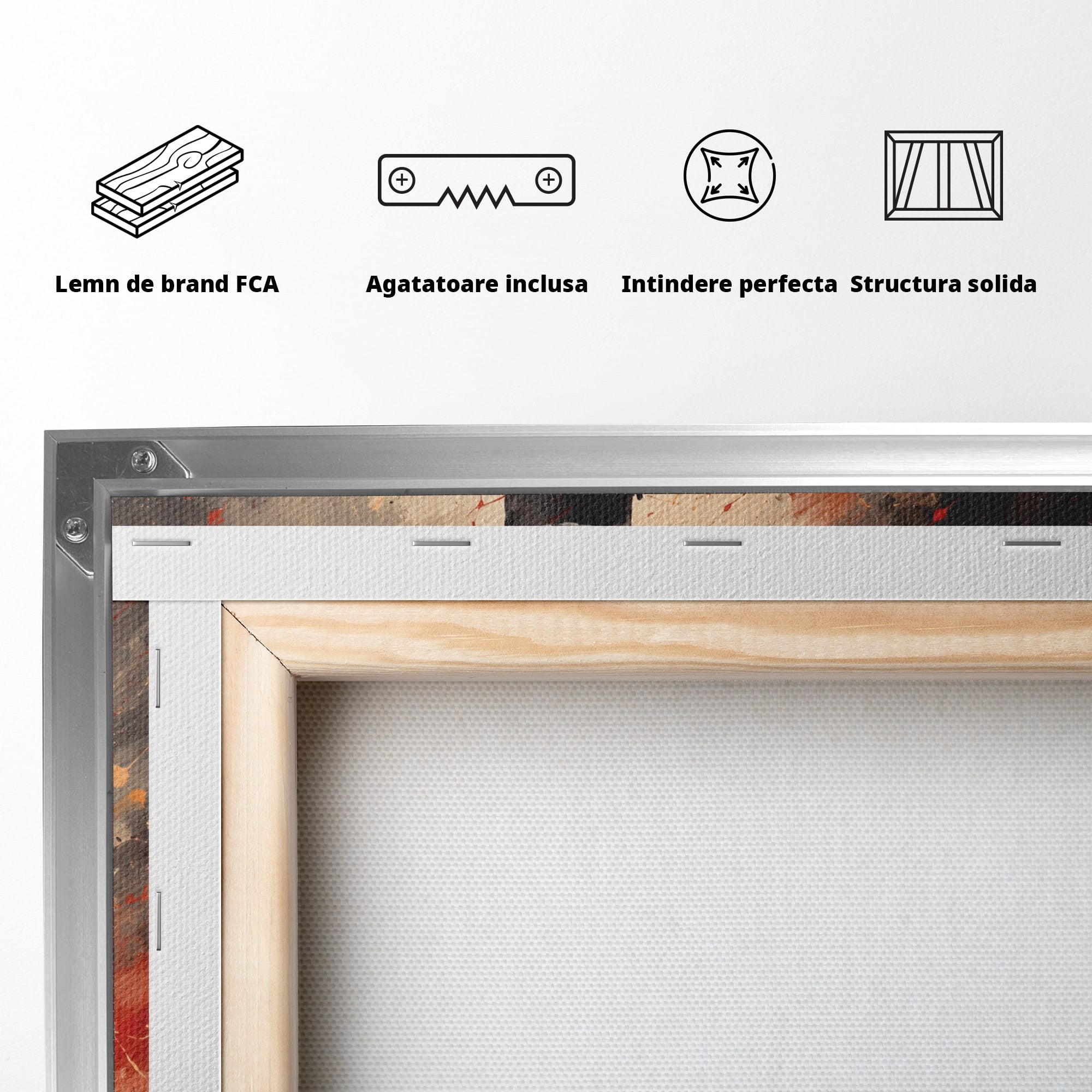 Tablou Canvas Premium LuxCanva® R1049, Chitaristul Misterios, Chitara, Muzica, Portret, Mister, Living, Culori Vibrante