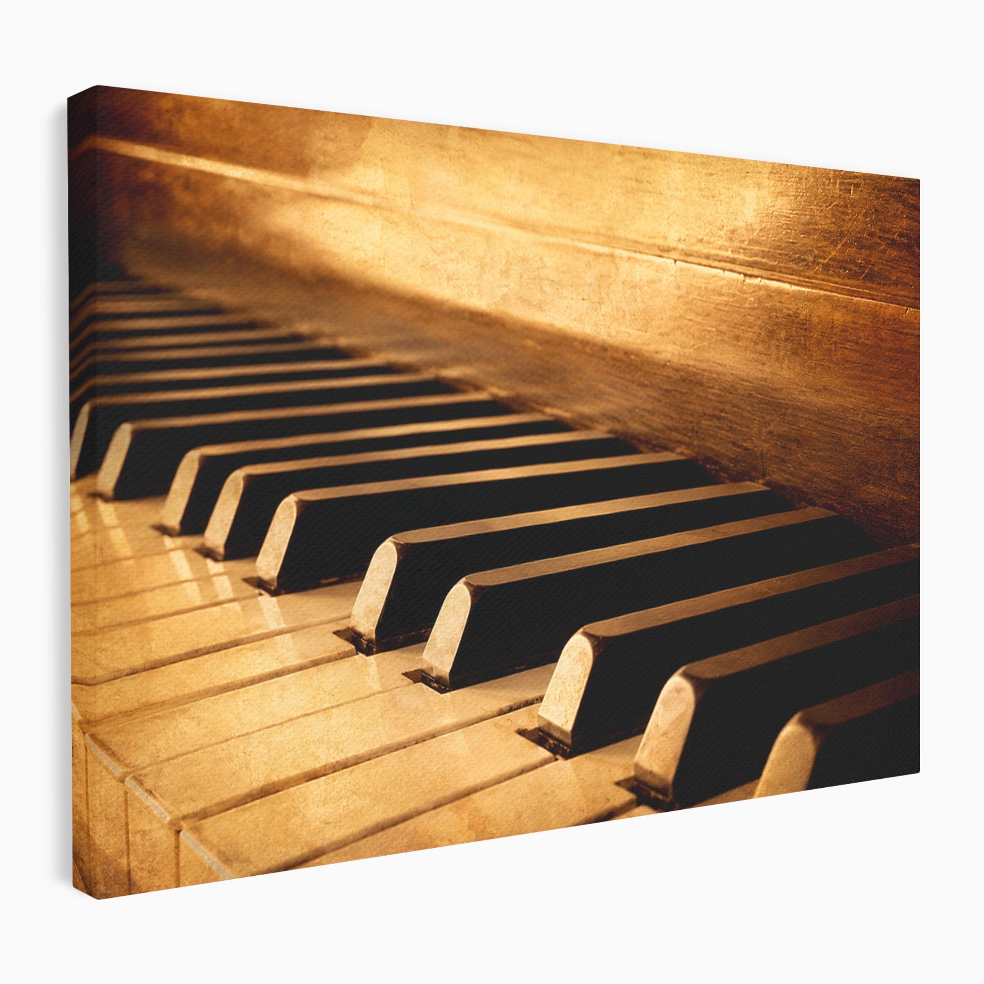 Tablou Canvas Premium LuxCanva® R1057, Pian Vintage, Pian, Muzica, Vintage, Arta, Birou, Living, Culori Vibrante