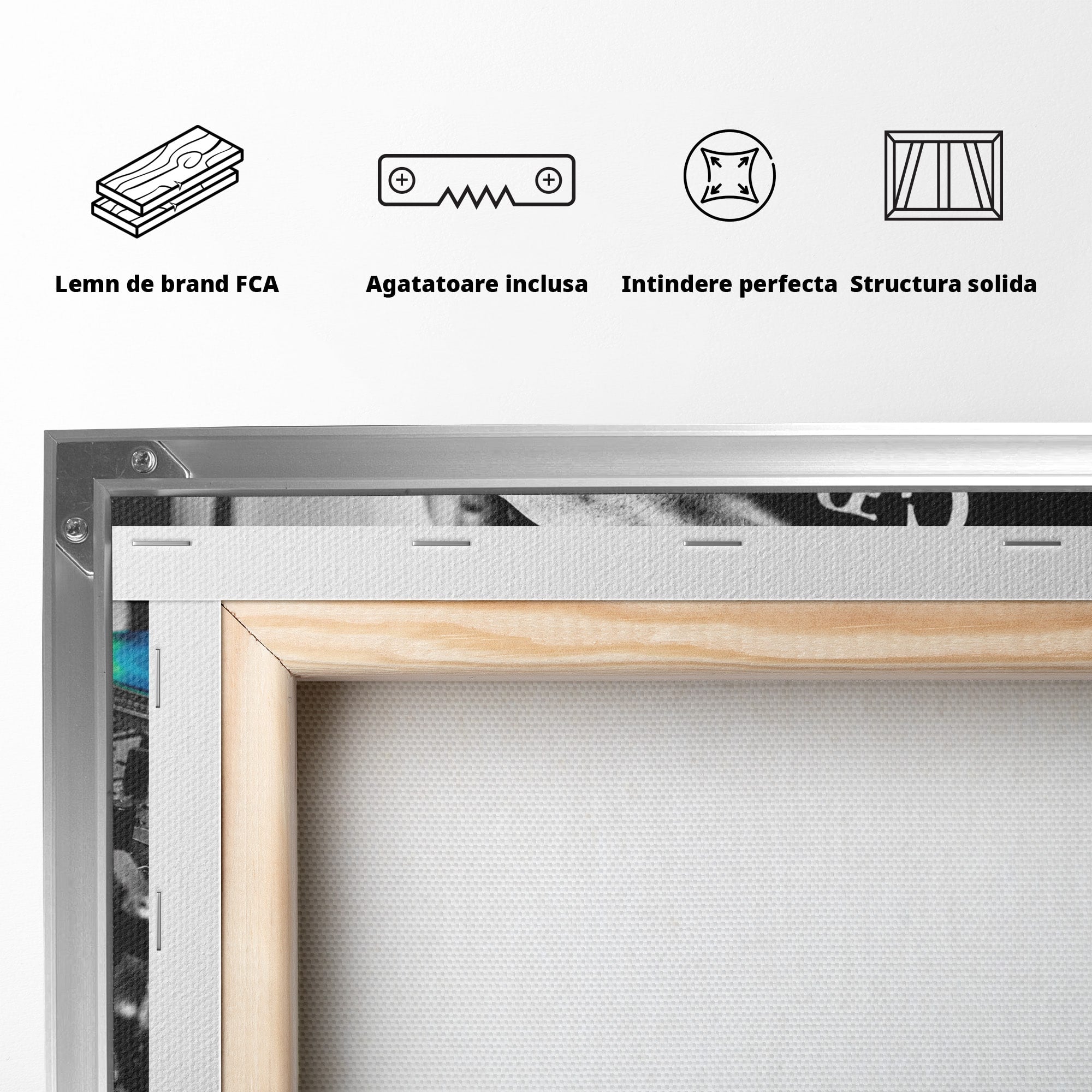 Tablou Canvas Premium LuxCanva® R1060, DJ La Platane, DJ, Muzica, Vinil, Mana, Living, Modern, Energetic, Culori Vibrante