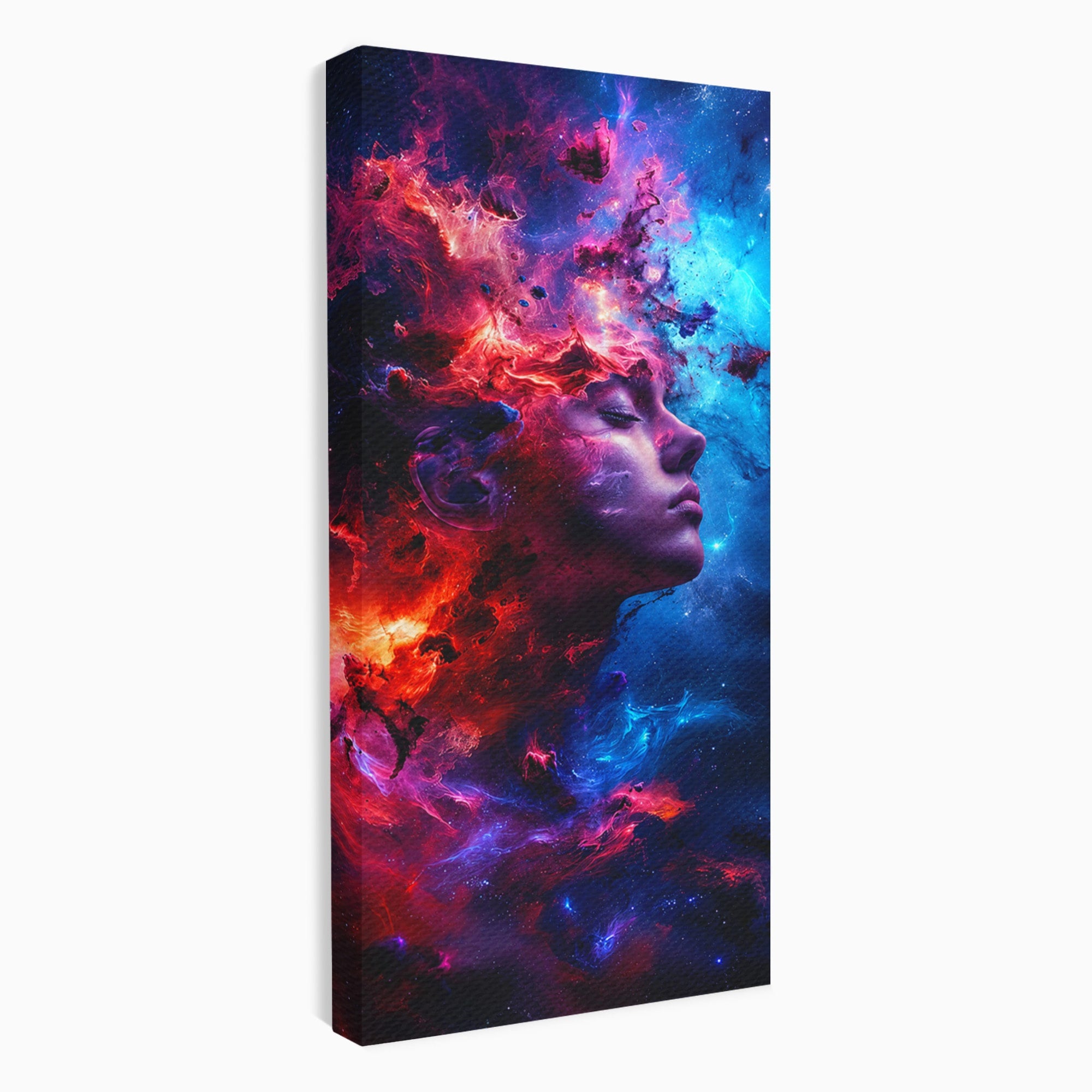 Tablou Canvas Premium LuxCanva® S1005, Vis Cosmic, Portret, Abstract, Spatiu, Fantezie, Dormitor, Culori Vibrante