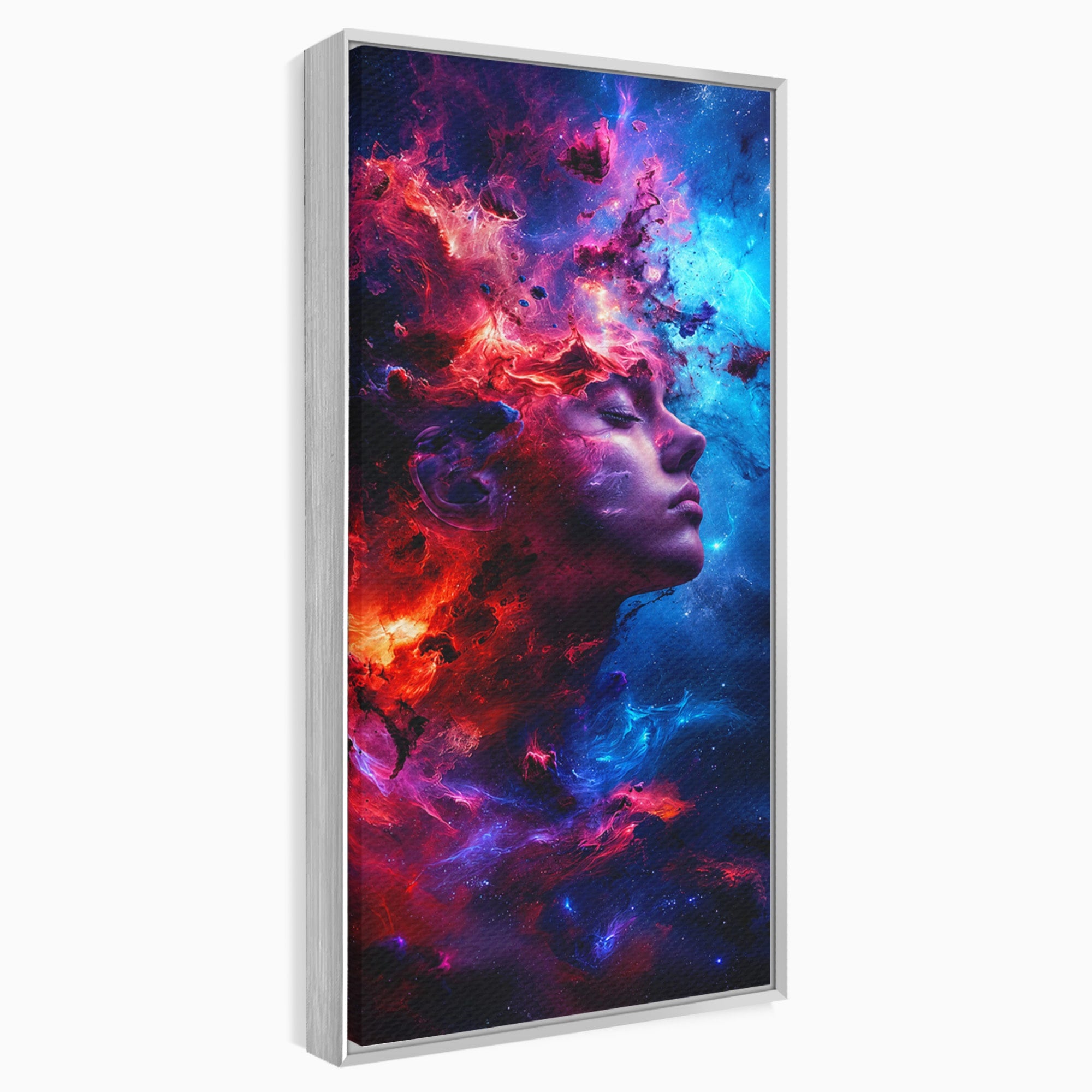 Tablou Canvas Premium LuxCanva® S1005, Vis Cosmic, Portret, Abstract, Spatiu, Fantezie, Dormitor, Culori Vibrante