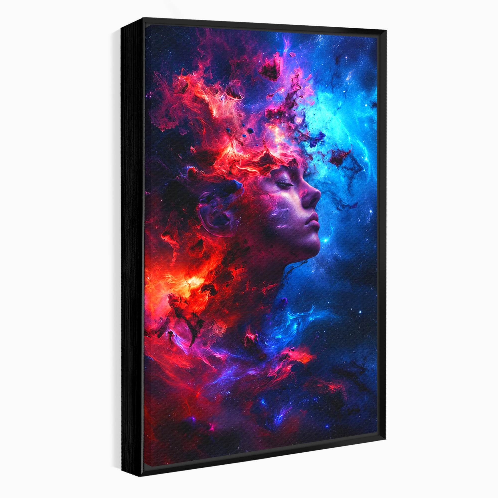 Tablou Canvas Premium LuxCanva® S1005, Vis Cosmic, Portret, Abstract, Spatiu, Fantezie, Dormitor, Culori Vibrante