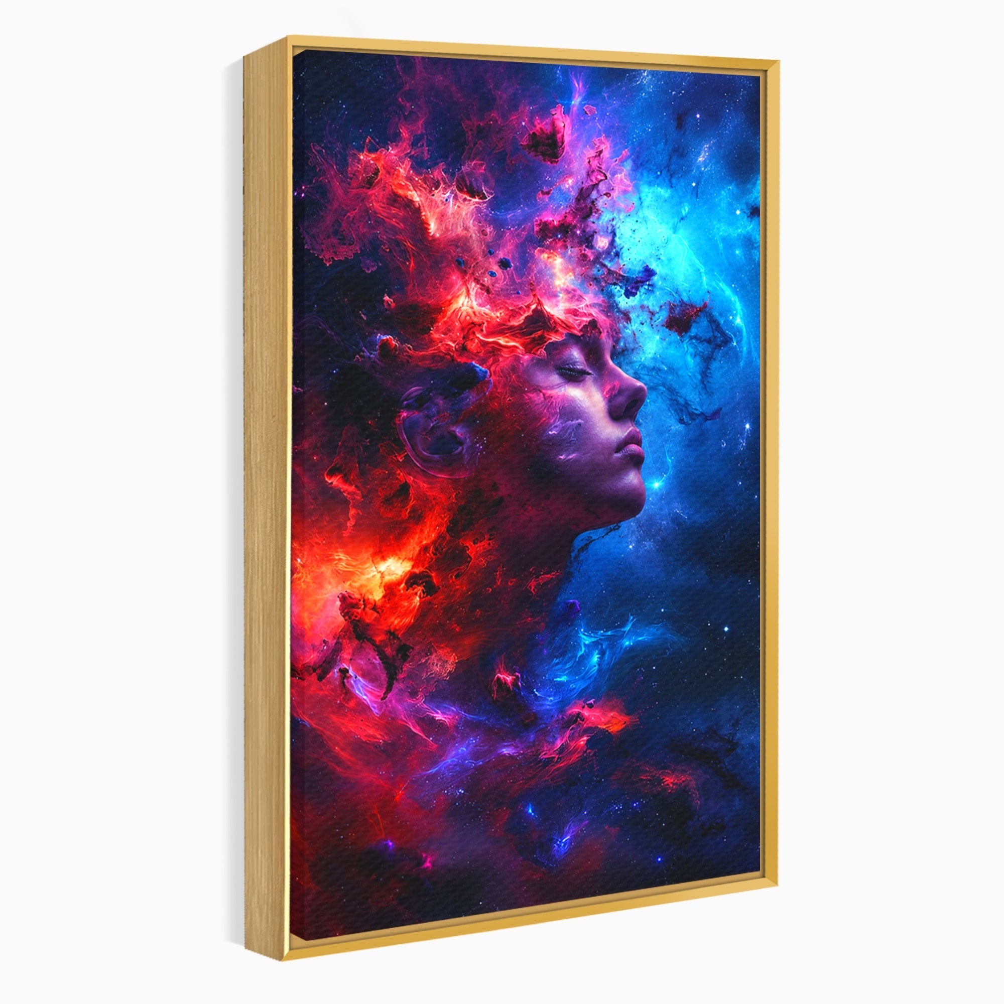 Tablou Canvas Premium LuxCanva® S1005, Vis Cosmic, Portret, Abstract, Spatiu, Fantezie, Dormitor, Culori Vibrante