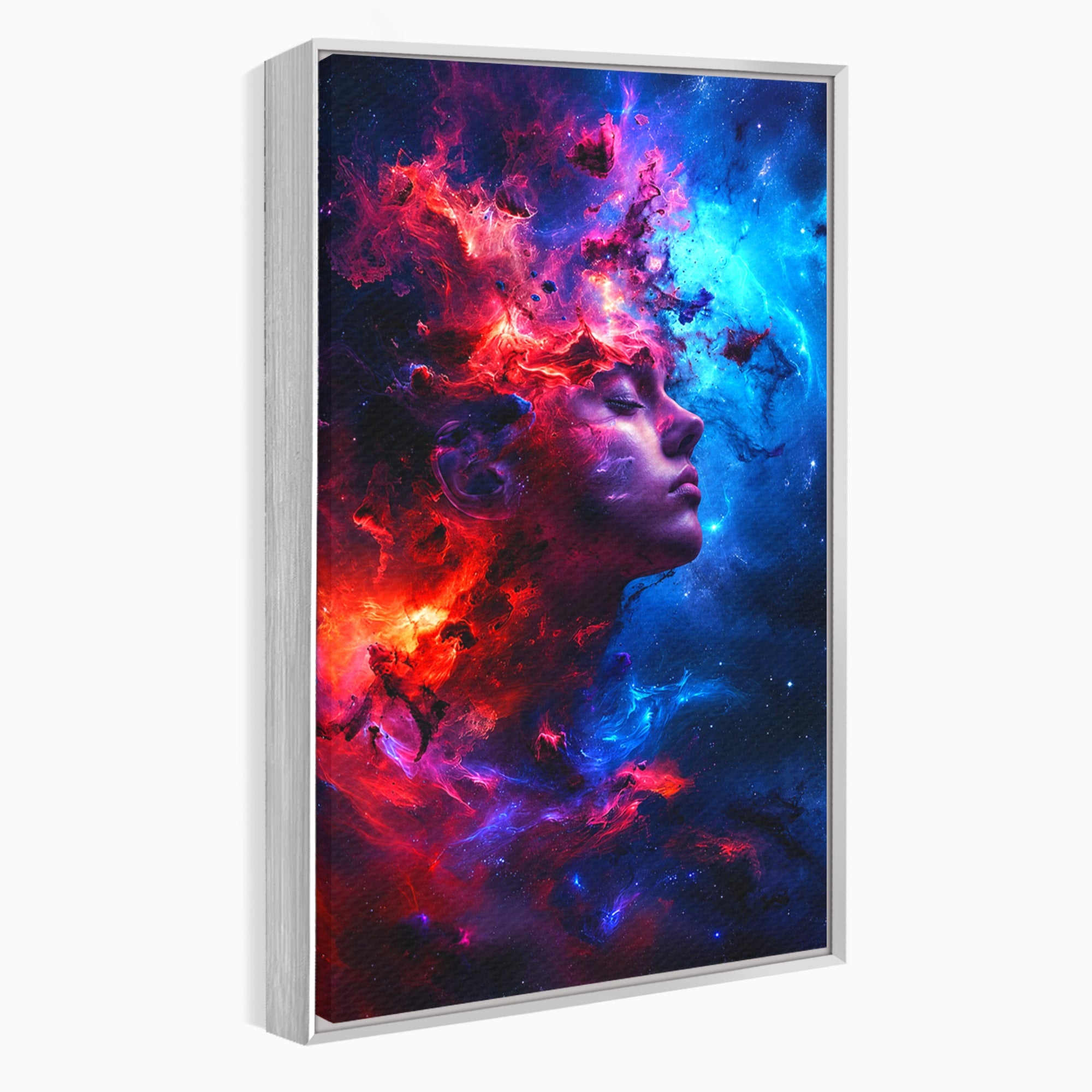 Tablou Canvas Premium LuxCanva® S1005, Vis Cosmic, Portret, Abstract, Spatiu, Fantezie, Dormitor, Culori Vibrante