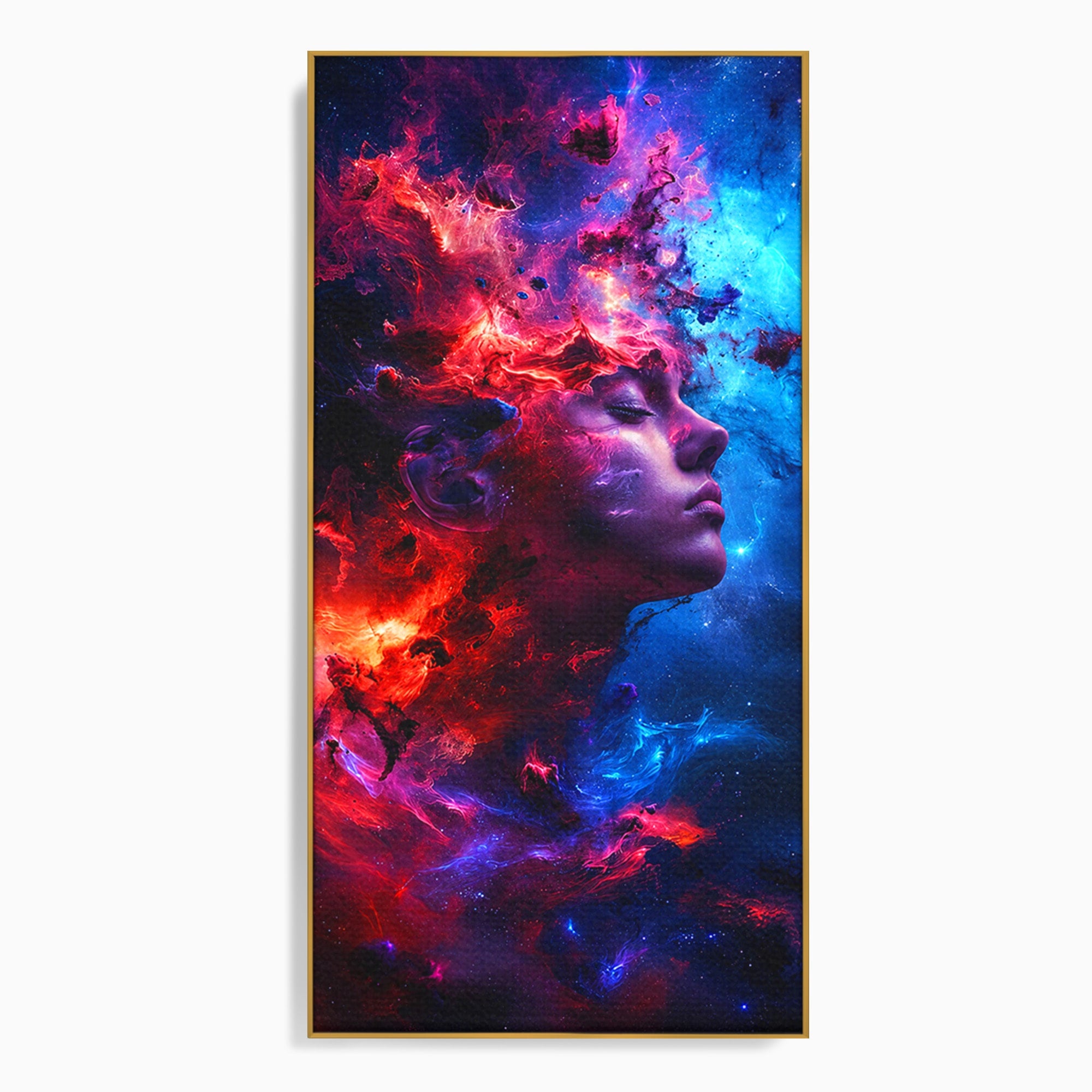 Tablou Canvas Premium LuxCanva® S1005, Vis Cosmic, Portret, Abstract, Spatiu, Fantezie, Dormitor, Culori Vibrante