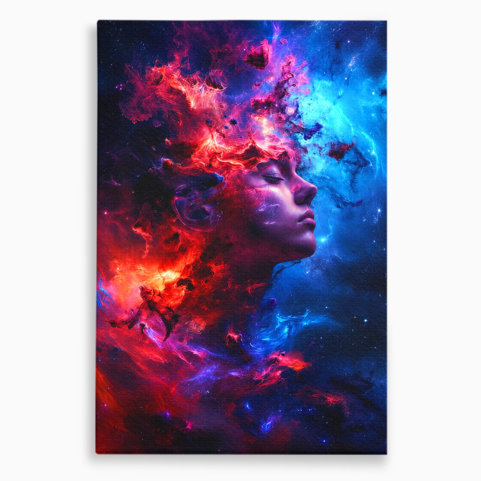 Tablou Canvas Premium LuxCanva® S1005, Vis Cosmic, Portret, Abstract, Spatiu, Fantezie, Dormitor, Culori Vibrante