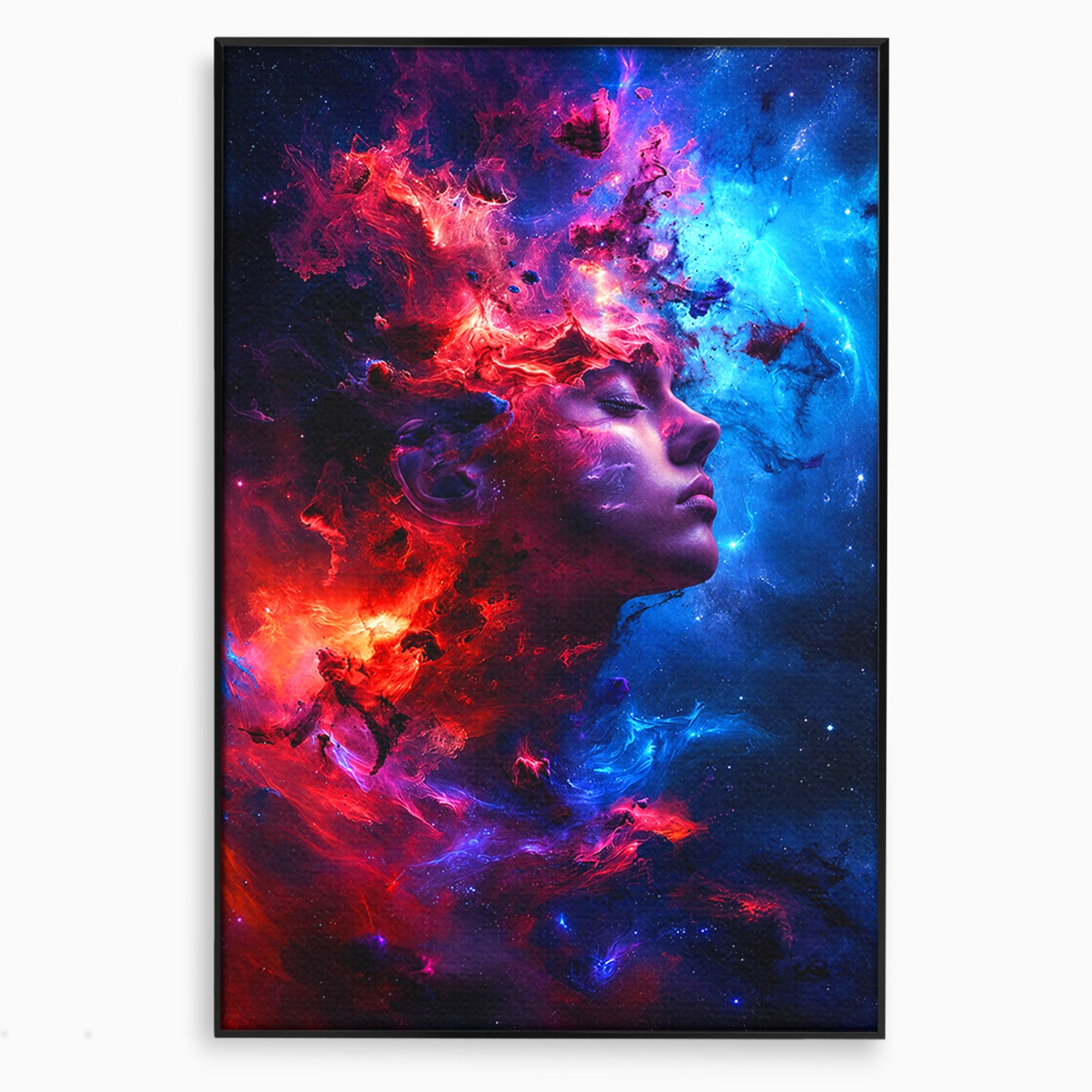 Tablou Canvas Premium LuxCanva® S1005, Vis Cosmic, Portret, Abstract, Spatiu, Fantezie, Dormitor, Culori Vibrante