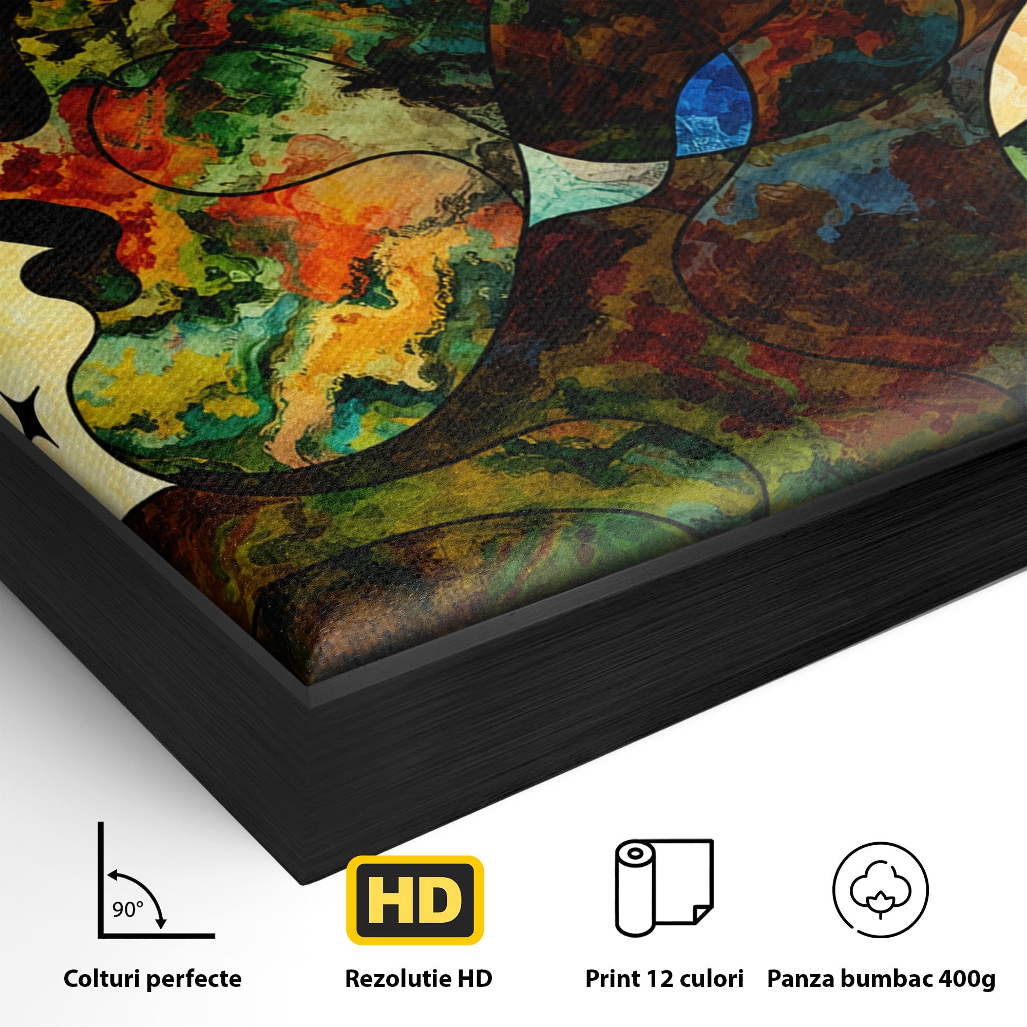 Tablou Canvas Premium LuxCanva® S1010, Cosmosul Visator, Cosmos, Vis, Abstract, Univers, Living, Culori Vibrante