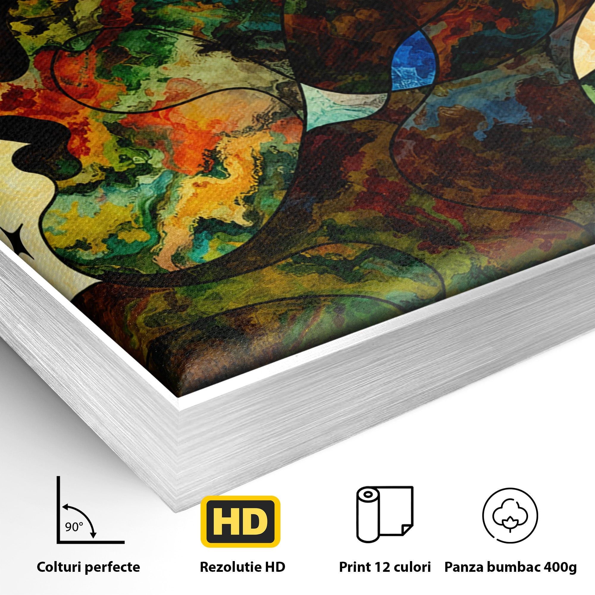 Tablou Canvas Premium LuxCanva® S1010, Cosmosul Visator, Cosmos, Vis, Abstract, Univers, Living, Culori Vibrante