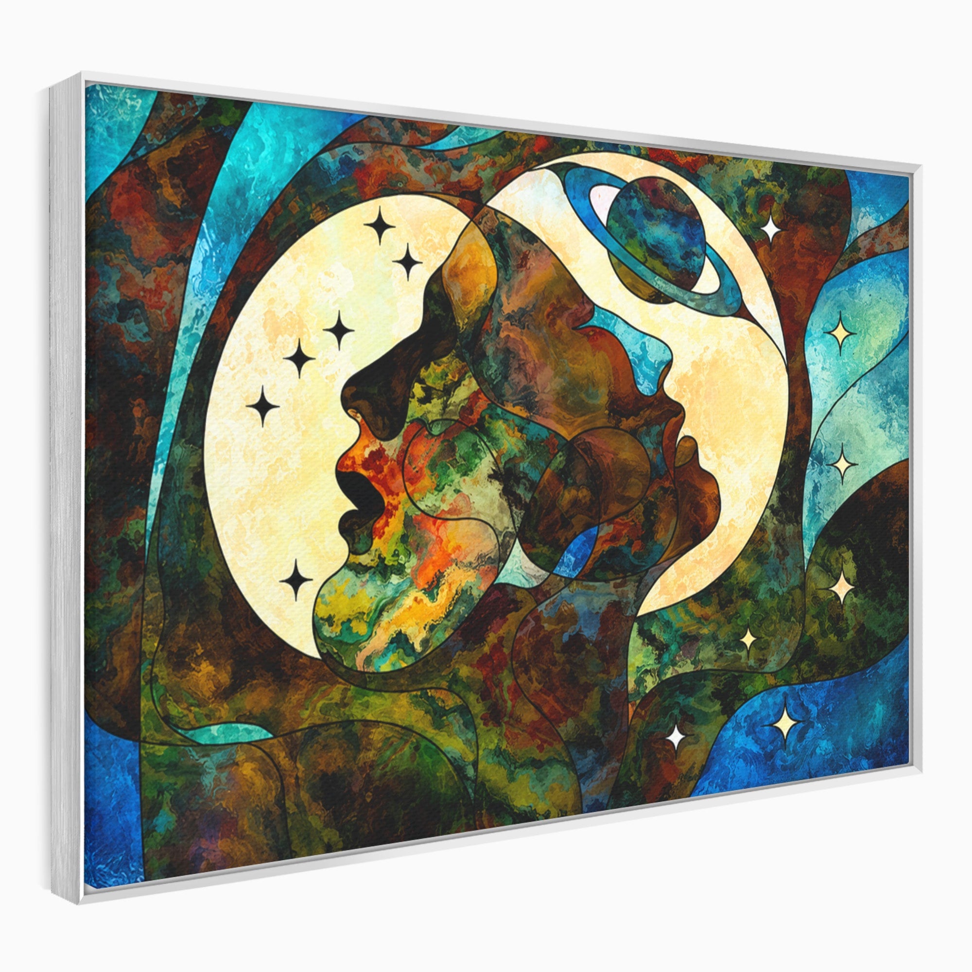 Tablou Canvas Premium LuxCanva® S1010, Cosmosul Visator, Cosmos, Vis, Abstract, Univers, Living, Culori Vibrante