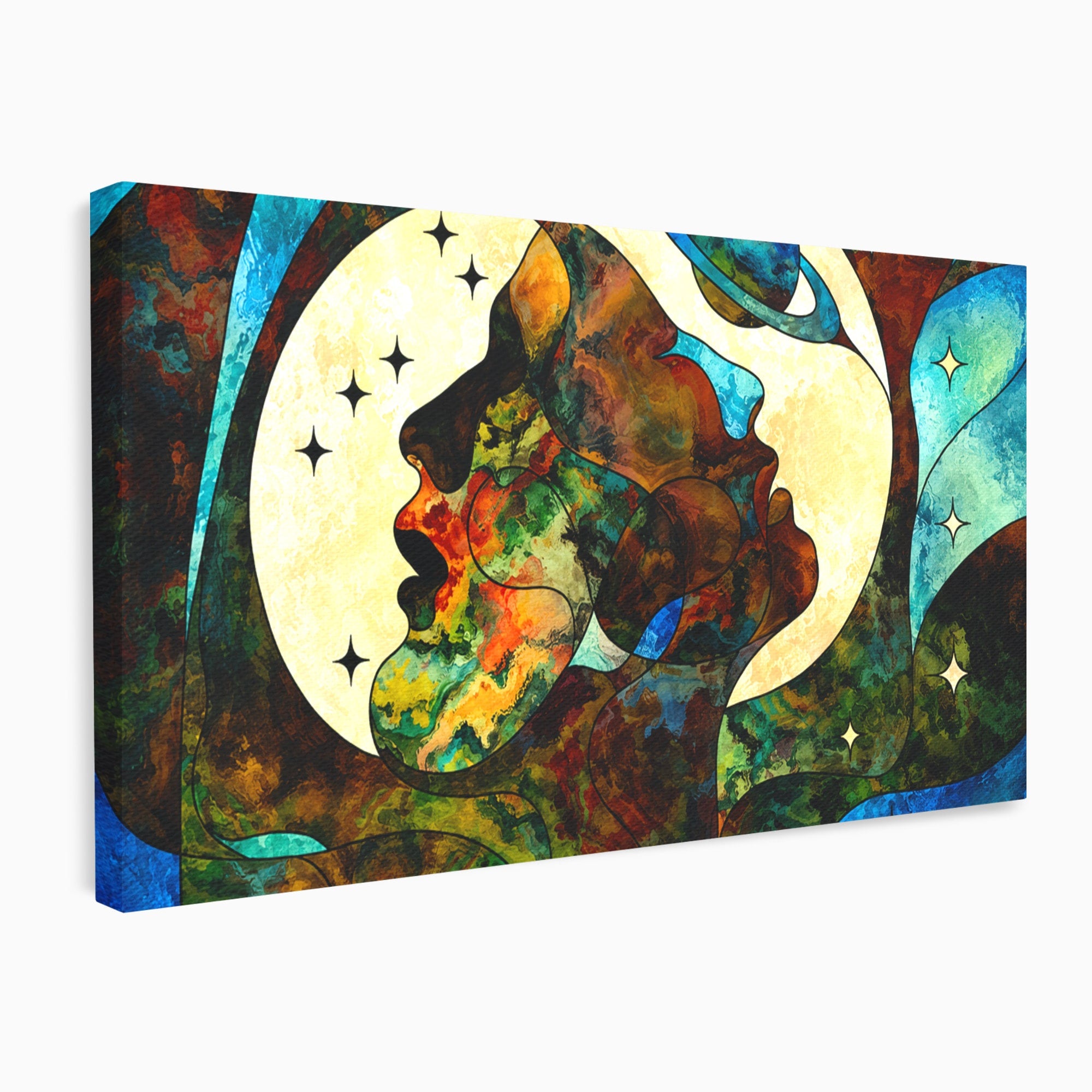Tablou Canvas Premium LuxCanva® S1010, Cosmosul Visator, Cosmos, Vis, Abstract, Univers, Living, Culori Vibrante