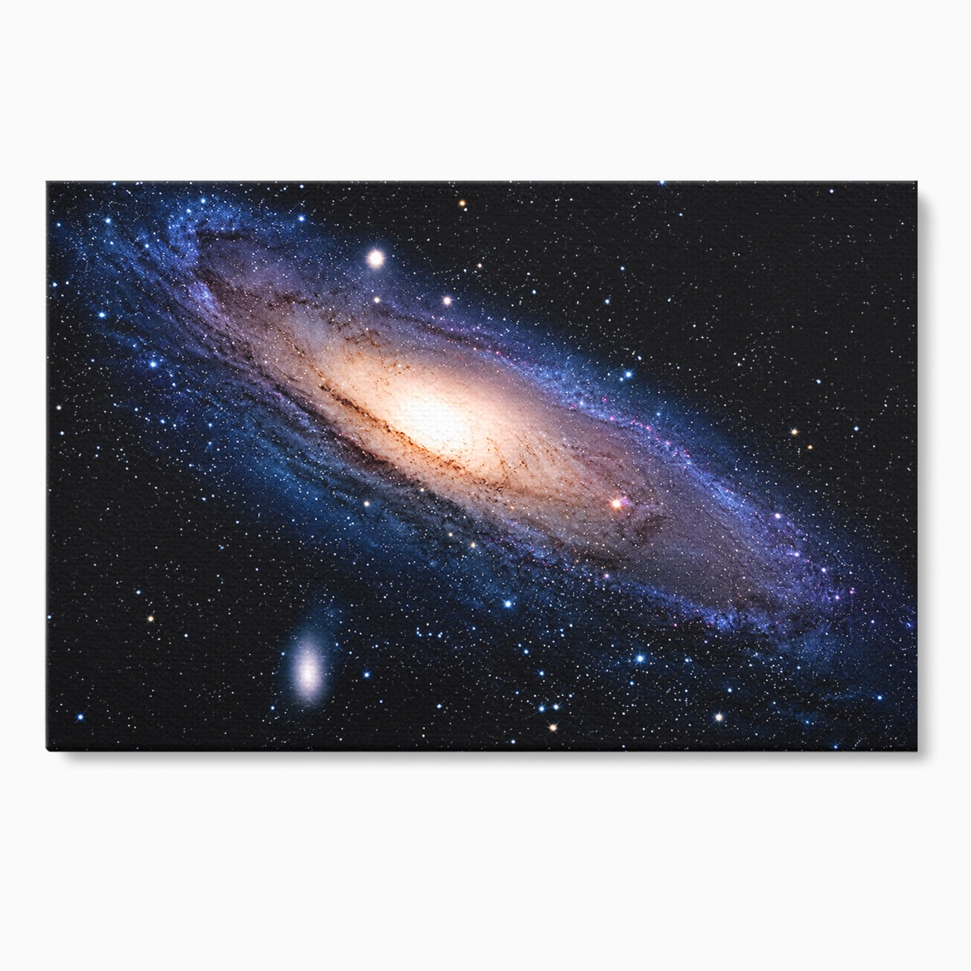 Tablou Canvas Premium LuxCanva® S1017, Galaxia Andromeda, Galaxie, Spatiu, Univers, Astronomie, Dormitor, Birou, Culori Vibrante