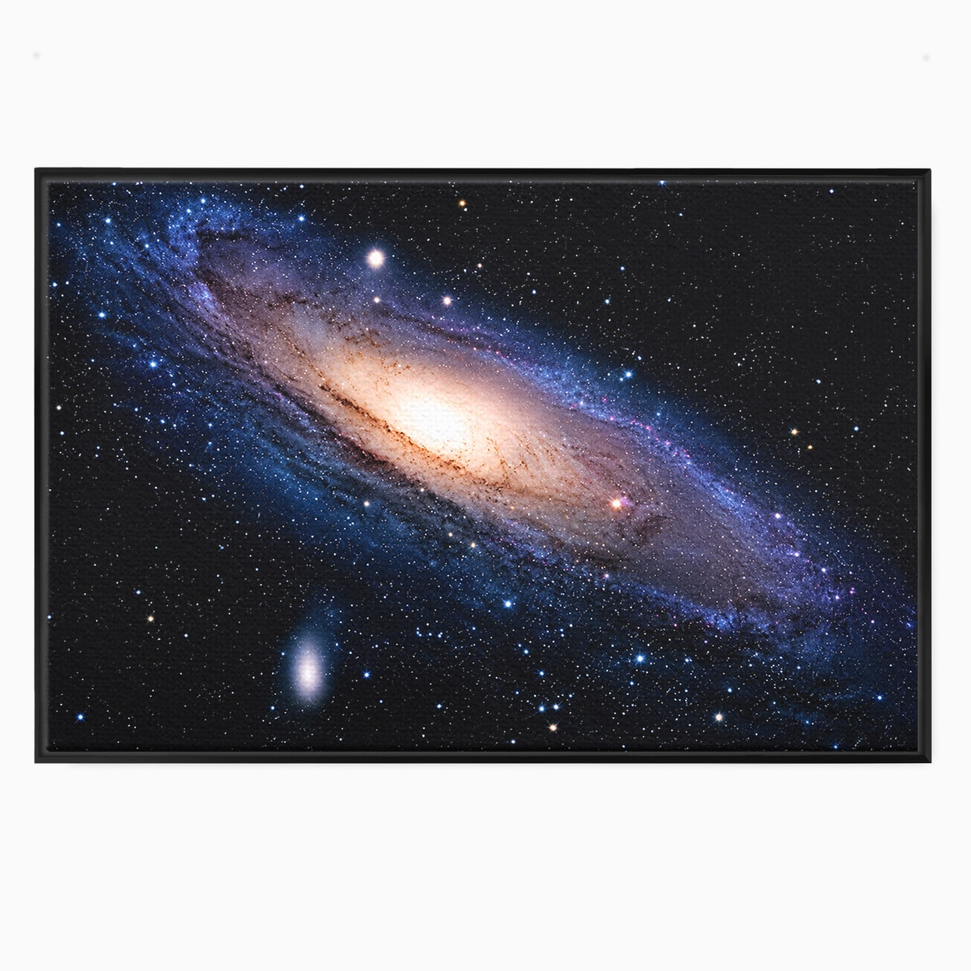 Tablou Canvas Premium LuxCanva® S1017, Galaxia Andromeda, Galaxie, Spatiu, Univers, Astronomie, Dormitor, Birou, Culori Vibrante