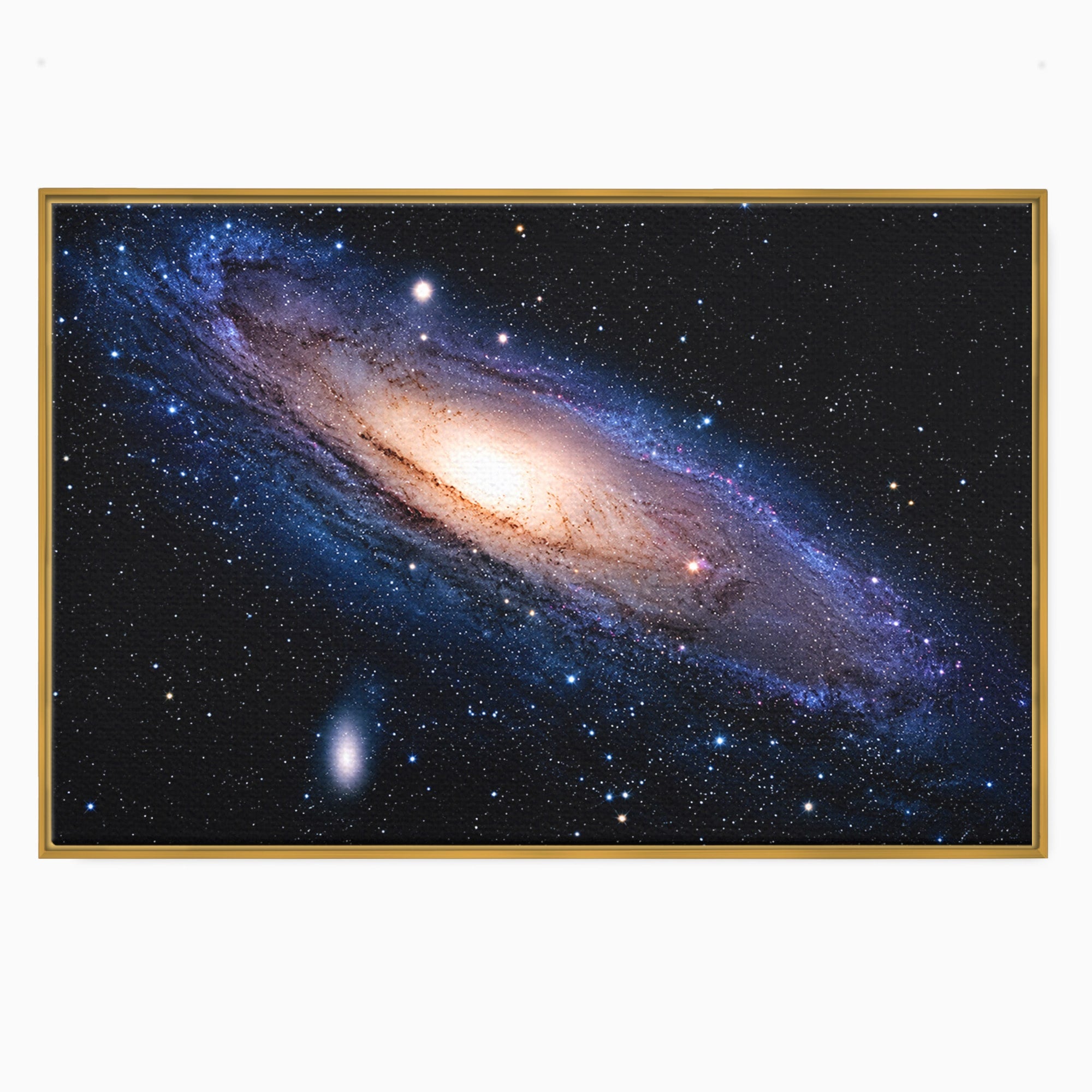 Tablou Canvas Premium LuxCanva® S1017, Galaxia Andromeda, Galaxie, Spatiu, Univers, Astronomie, Dormitor, Birou, Culori Vibrante