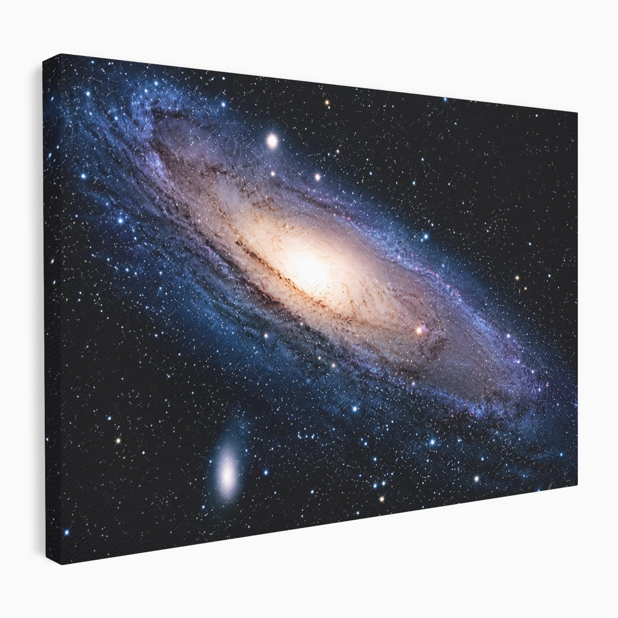 Tablou Canvas Premium LuxCanva® S1017, Galaxia Andromeda, Galaxie, Spatiu, Univers, Astronomie, Dormitor, Birou, Culori Vibrante