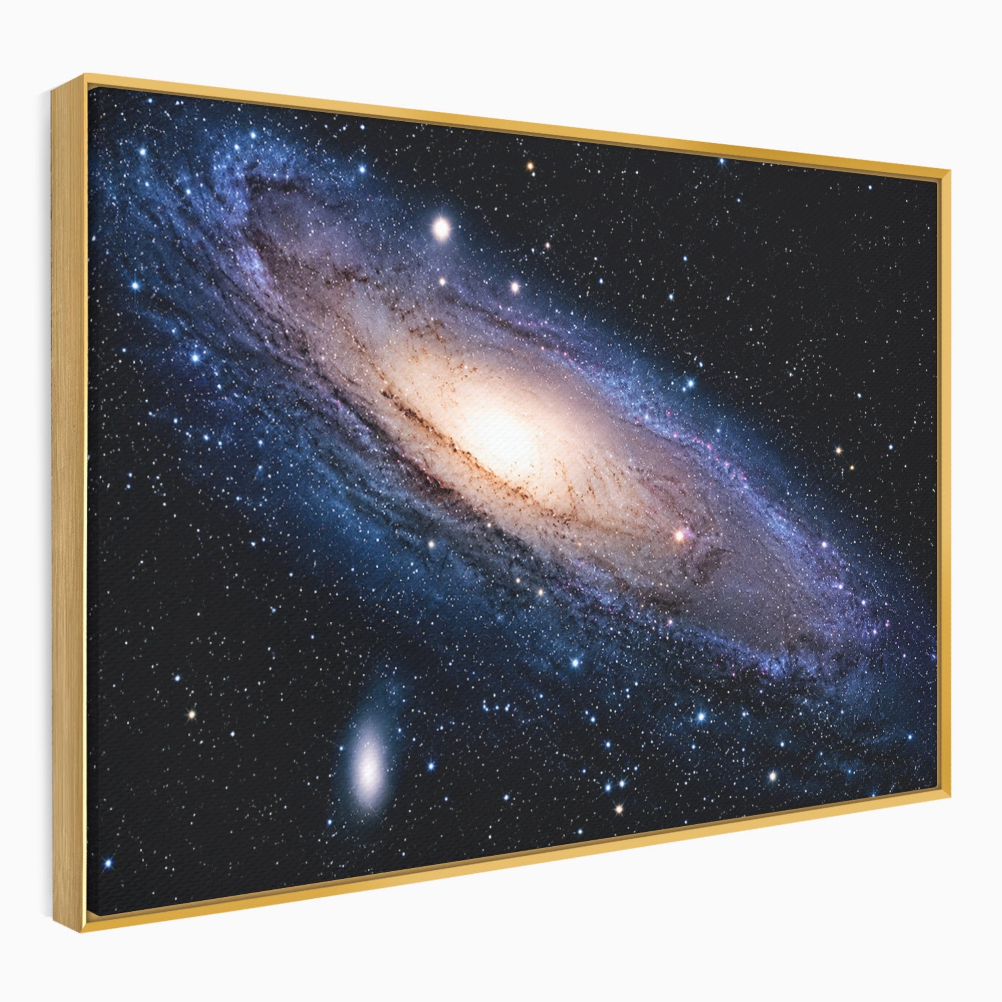 Tablou Canvas Premium LuxCanva® S1017, Galaxia Andromeda, Galaxie, Spatiu, Univers, Astronomie, Dormitor, Birou, Culori Vibrante