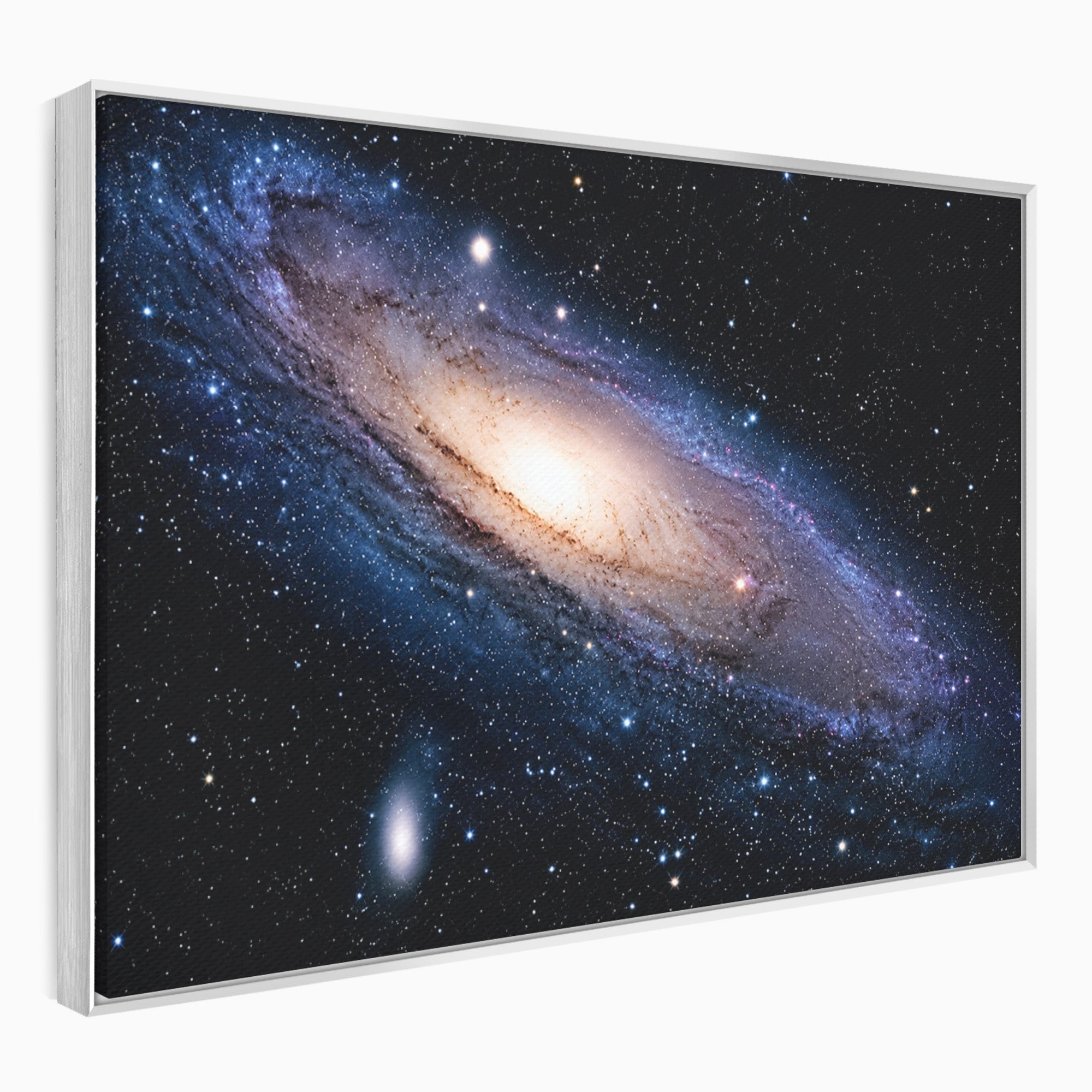 Tablou Canvas Premium LuxCanva® S1017, Galaxia Andromeda, Galaxie, Spatiu, Univers, Astronomie, Dormitor, Birou, Culori Vibrante