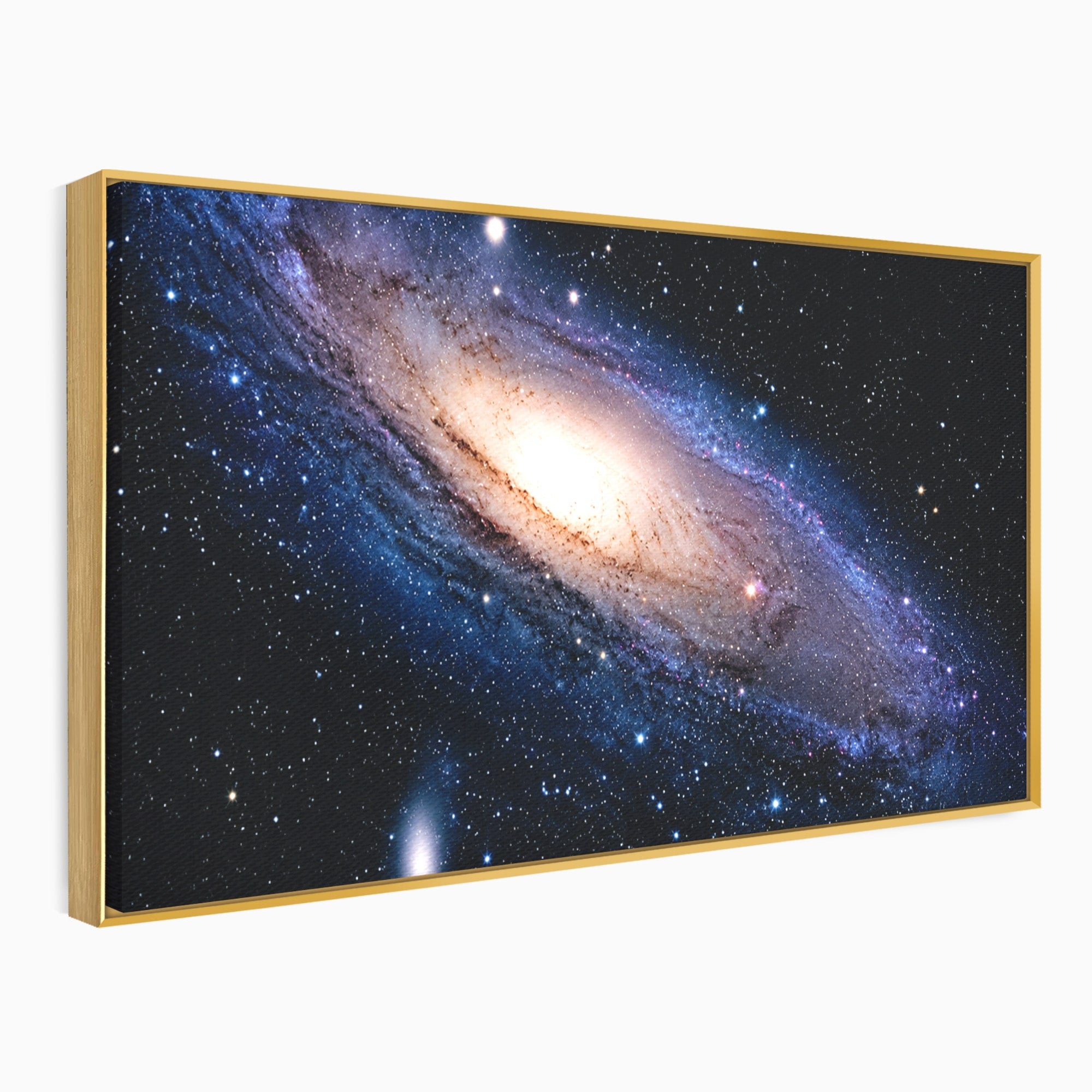 Tablou Canvas Premium LuxCanva® S1017, Galaxia Andromeda, Galaxie, Spatiu, Univers, Astronomie, Dormitor, Birou, Culori Vibrante