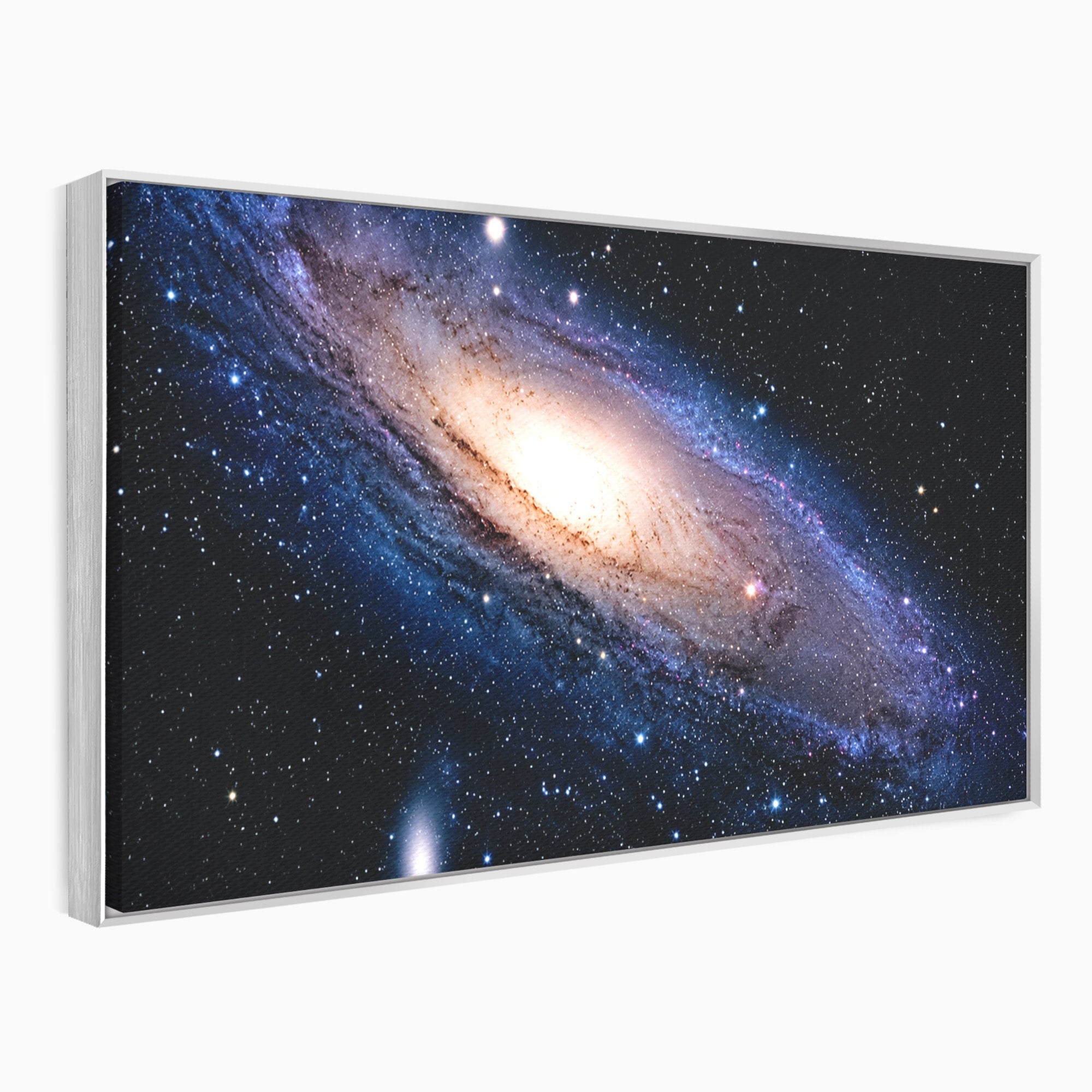 Tablou Canvas Premium LuxCanva® S1017, Galaxia Andromeda, Galaxie, Spatiu, Univers, Astronomie, Dormitor, Birou, Culori Vibrante