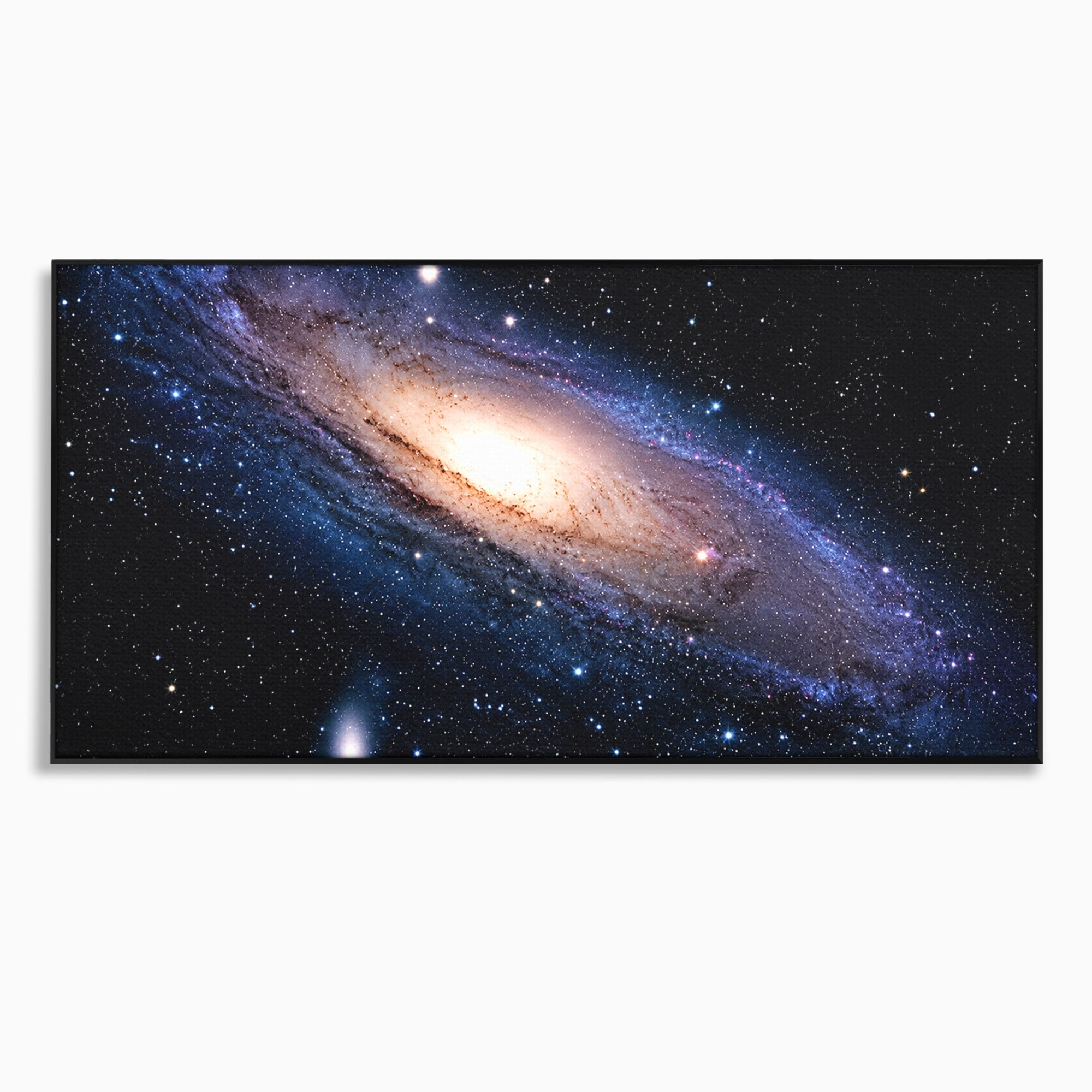 Tablou Canvas Premium LuxCanva® S1017, Galaxia Andromeda, Galaxie, Spatiu, Univers, Astronomie, Dormitor, Birou, Culori Vibrante