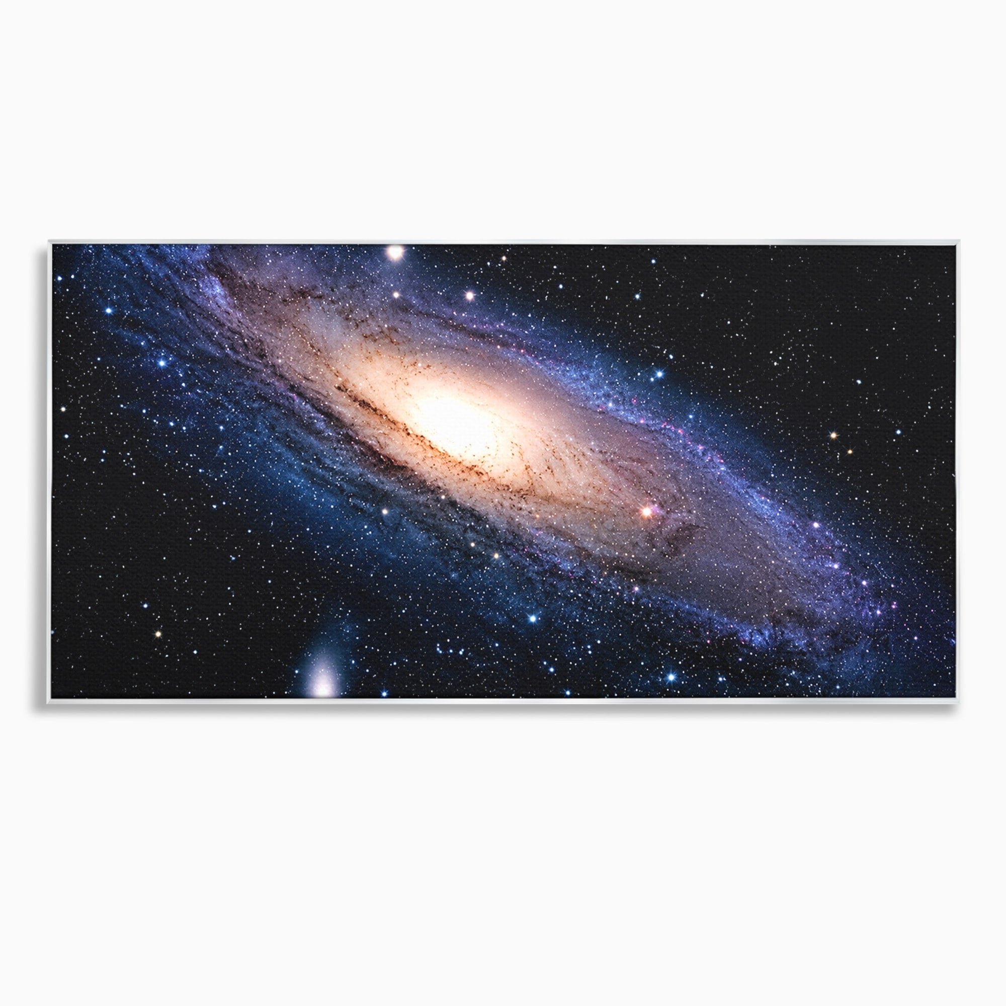 Tablou Canvas Premium LuxCanva® S1017, Galaxia Andromeda, Galaxie, Spatiu, Univers, Astronomie, Dormitor, Birou, Culori Vibrante