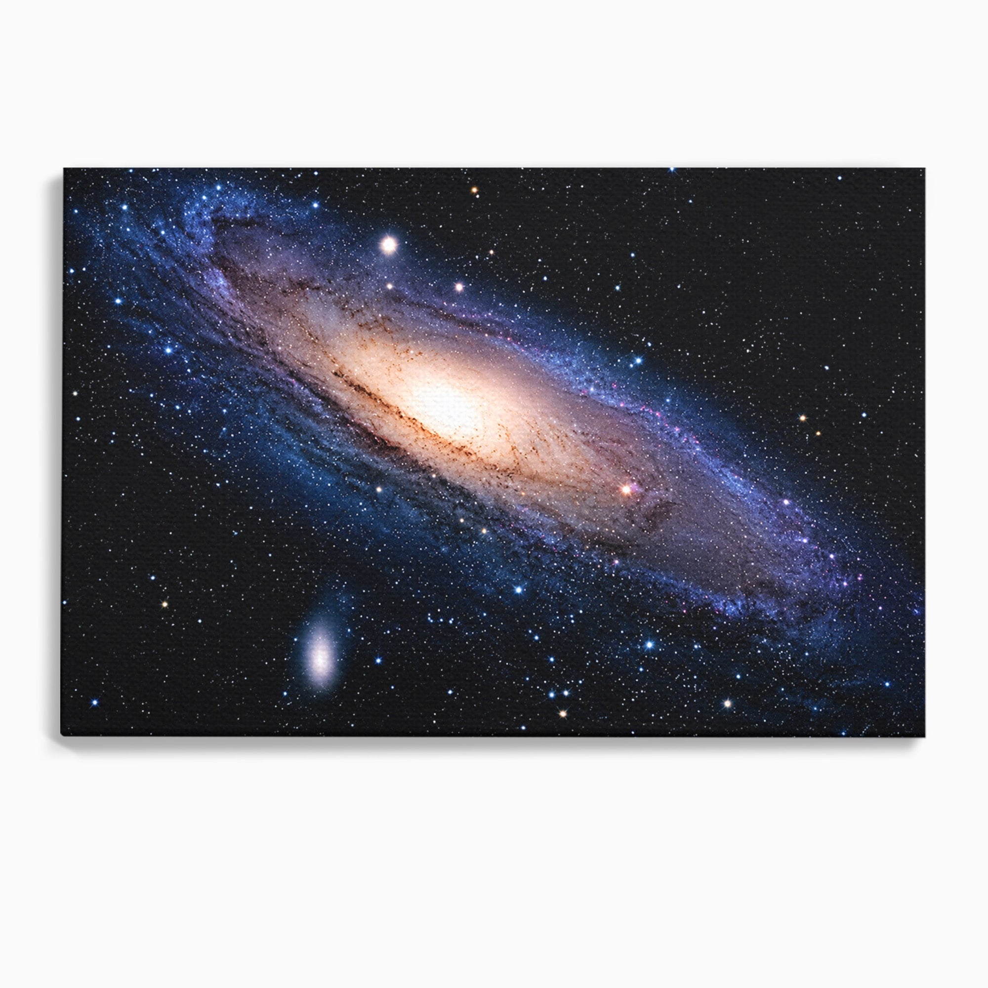 Tablou Canvas Premium LuxCanva® S1017, Galaxia Andromeda, Galaxie, Spatiu, Univers, Astronomie, Dormitor, Birou, Culori Vibrante
