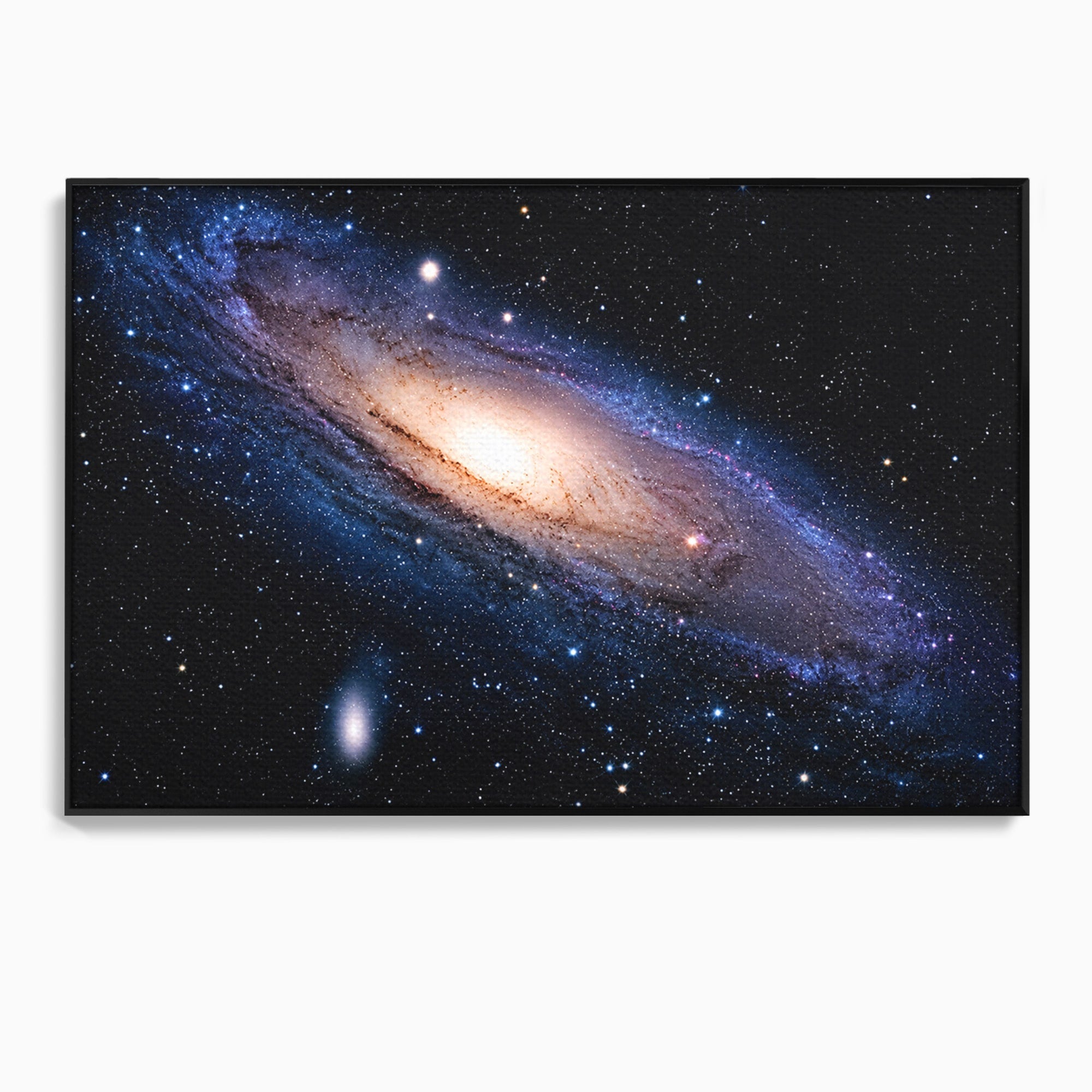 Tablou Canvas Premium LuxCanva® S1017, Galaxia Andromeda, Galaxie, Spatiu, Univers, Astronomie, Dormitor, Birou, Culori Vibrante