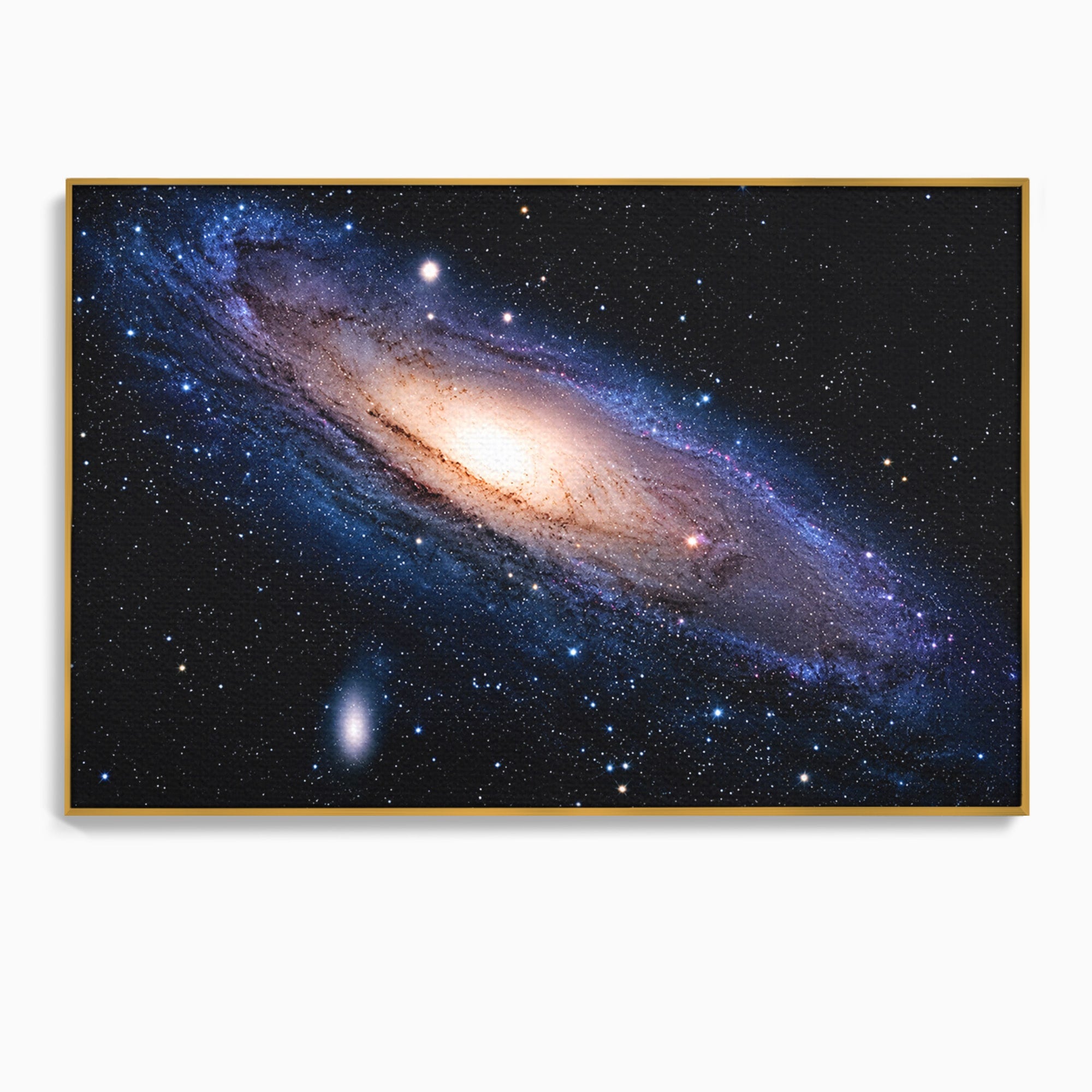 Tablou Canvas Premium LuxCanva® S1017, Galaxia Andromeda, Galaxie, Spatiu, Univers, Astronomie, Dormitor, Birou, Culori Vibrante