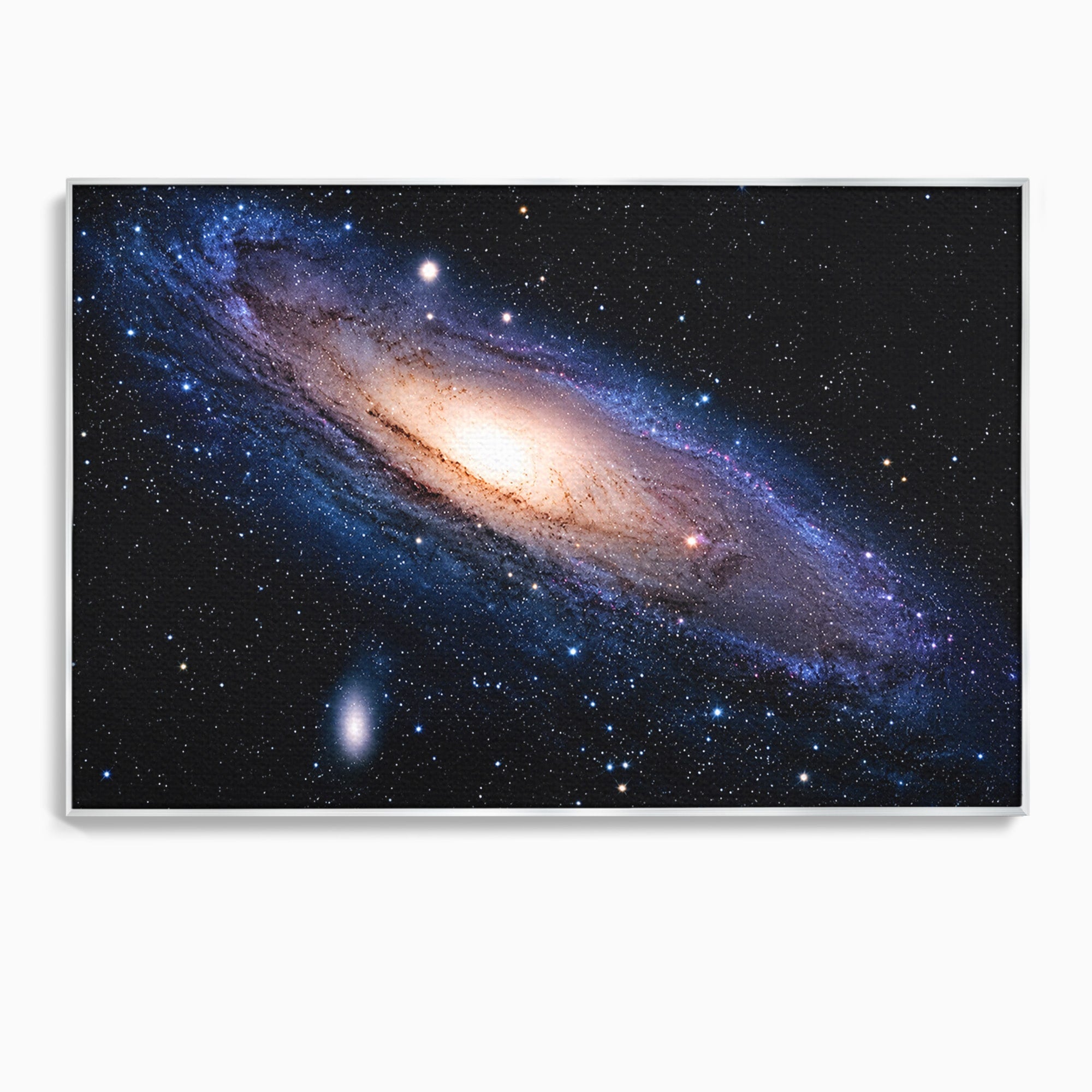 Tablou Canvas Premium LuxCanva® S1017, Galaxia Andromeda, Galaxie, Spatiu, Univers, Astronomie, Dormitor, Birou, Culori Vibrante