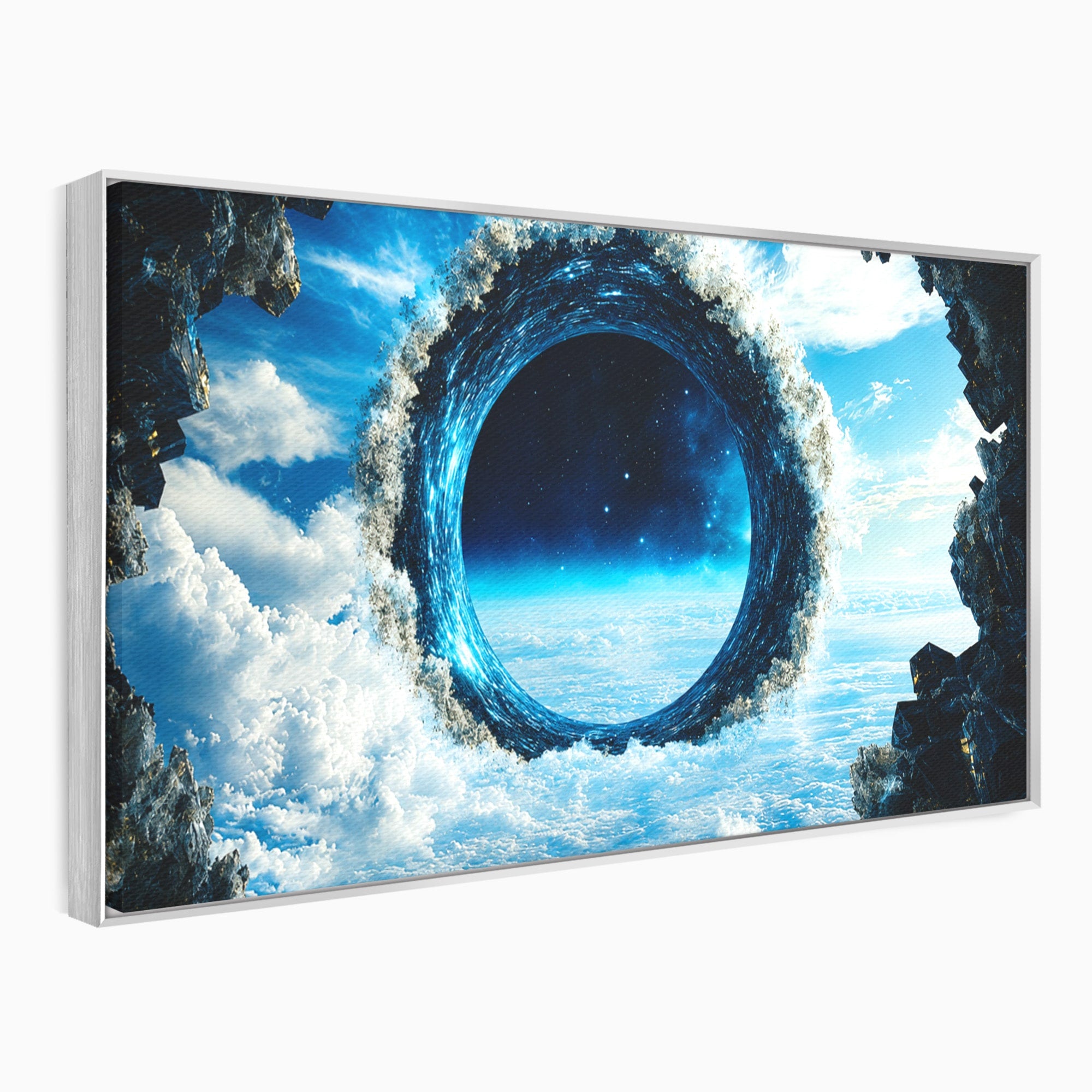 Tablou Canvas Premium LuxCanva® S1025, Portalul Ceresc, Portal, Cer, Nori, Univers, Living, Culori Vibrante