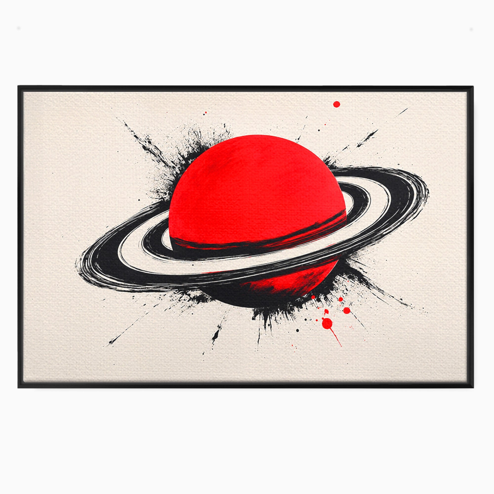 Tablou Canvas Premium LuxCanva® S1027, Planeta Rosie, Planeta, Spatiu, Abstract, Modern, Birou, Culori Vibrante