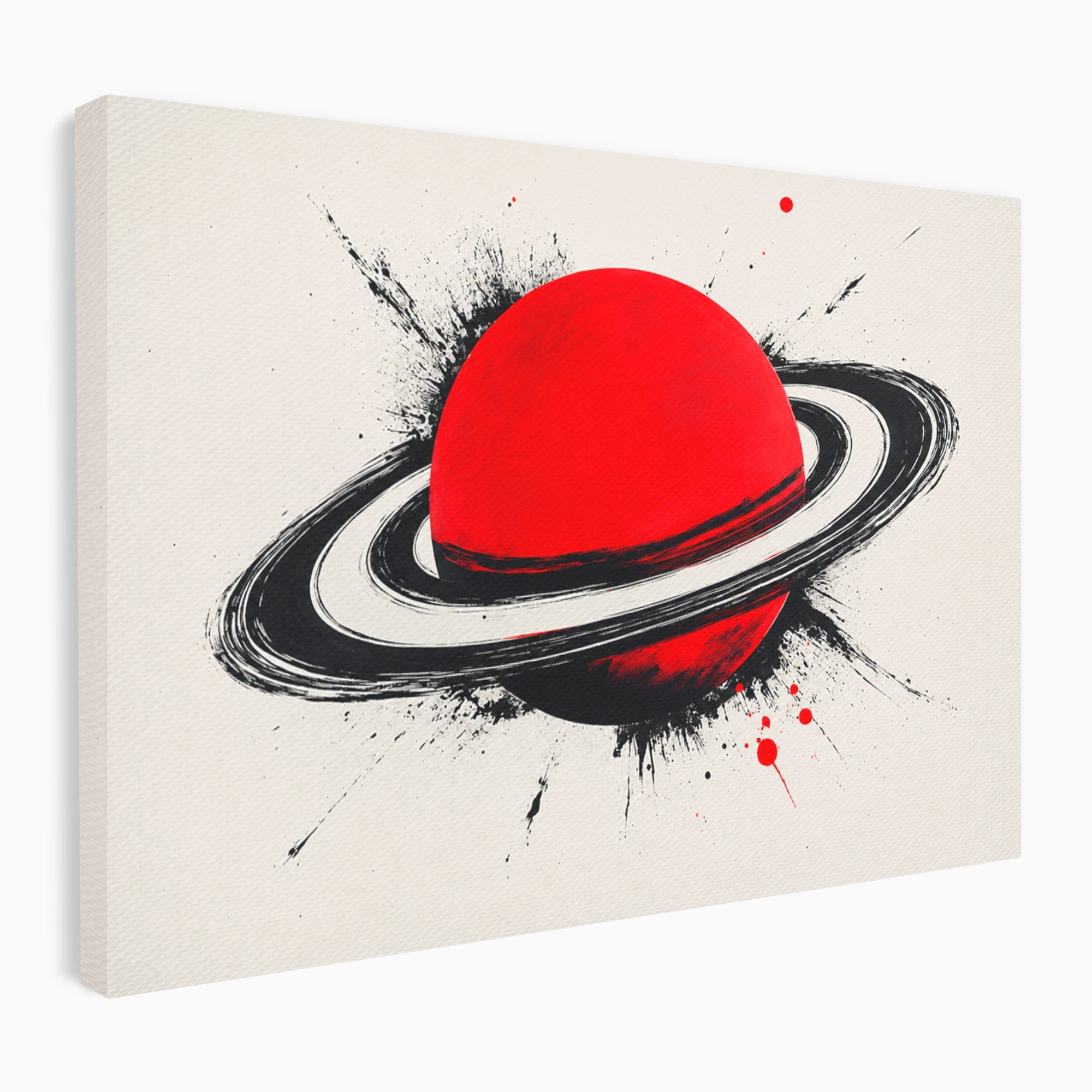Tablou Canvas Premium LuxCanva® S1027, Planeta Rosie, Planeta, Spatiu, Abstract, Modern, Birou, Culori Vibrante