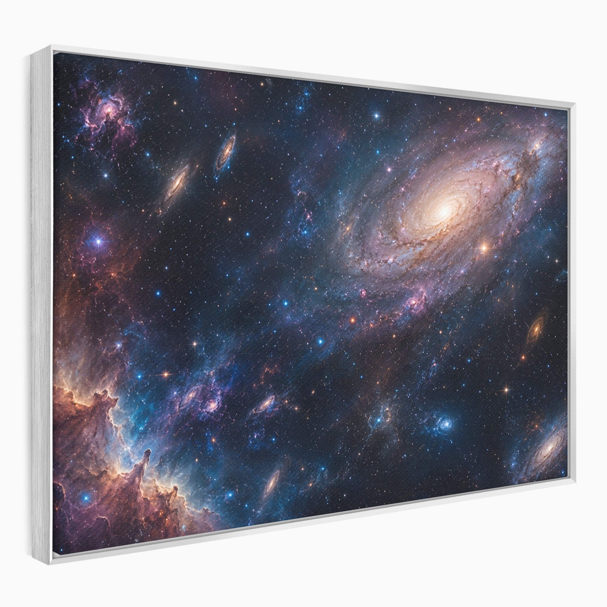 Tablou Canvas Premium LuxCanva® S1041, Galaxia Misterioasa, Galaxie, Spatiu, Univers, Stele, Dormitor, Birou, Culori Vibrante