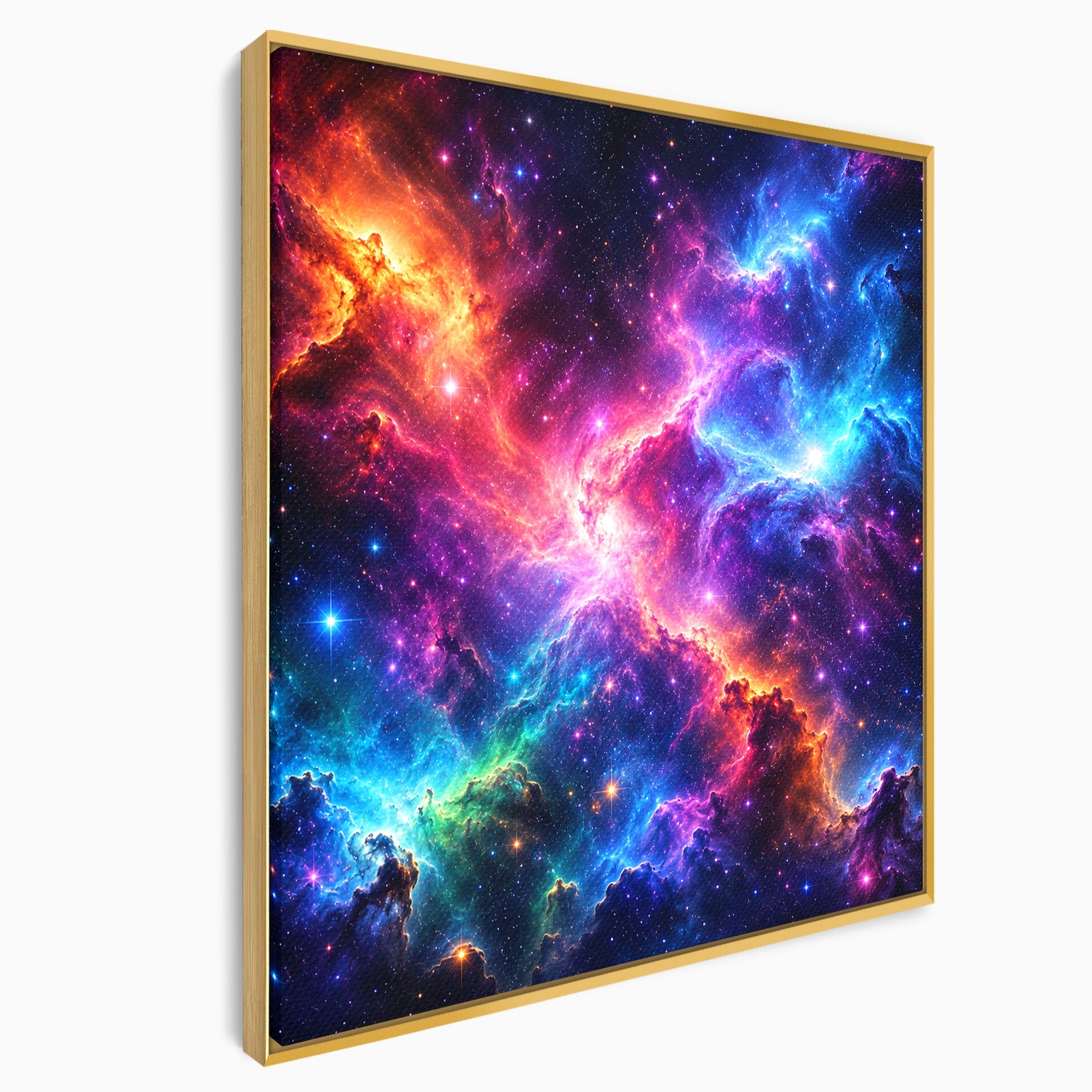 Tablou Canvas Premium LuxCanva® S1042, Nebuloasa Cosmica, Spatiu, Univers, Stele, Dormitor, Living, Culori Vibrante