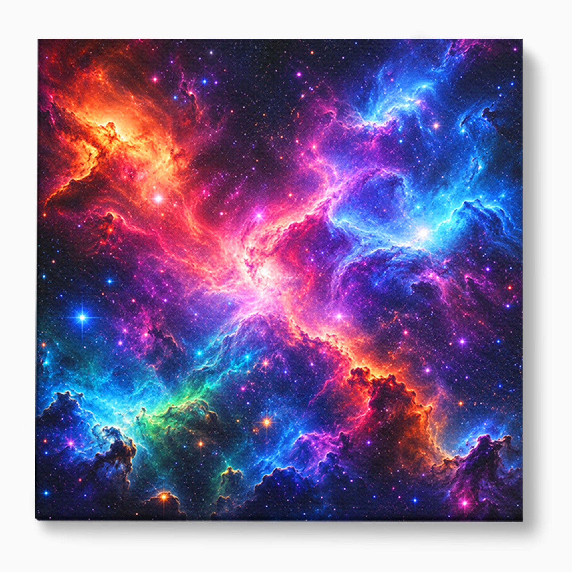 Tablou Canvas Premium LuxCanva® S1042, Nebuloasa Cosmica, Spatiu, Univers, Stele, Dormitor, Living, Culori Vibrante