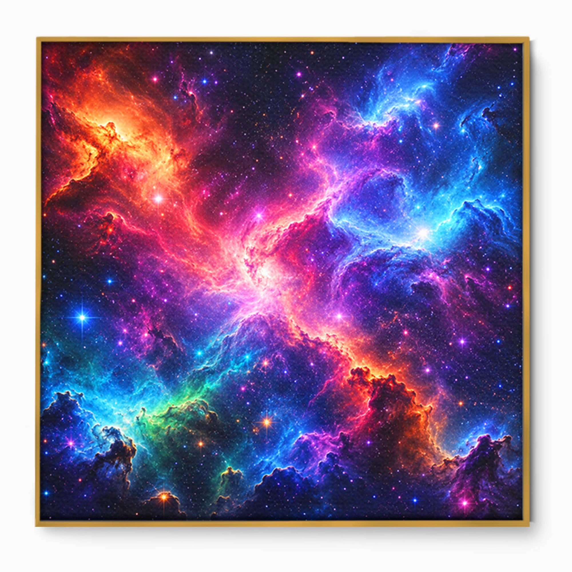 Tablou Canvas Premium LuxCanva® S1042, Nebuloasa Cosmica, Spatiu, Univers, Stele, Dormitor, Living, Culori Vibrante