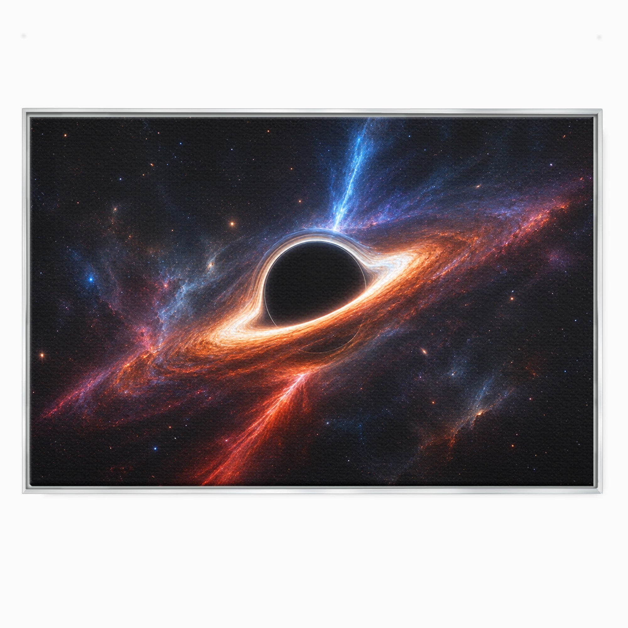 Tablou Canvas Premium LuxCanva® S1047, Gaura Neagra Cosmica, Spatiu, Univers, Astronomie, Mister, Dormitor, Birou, Culori Vibrante