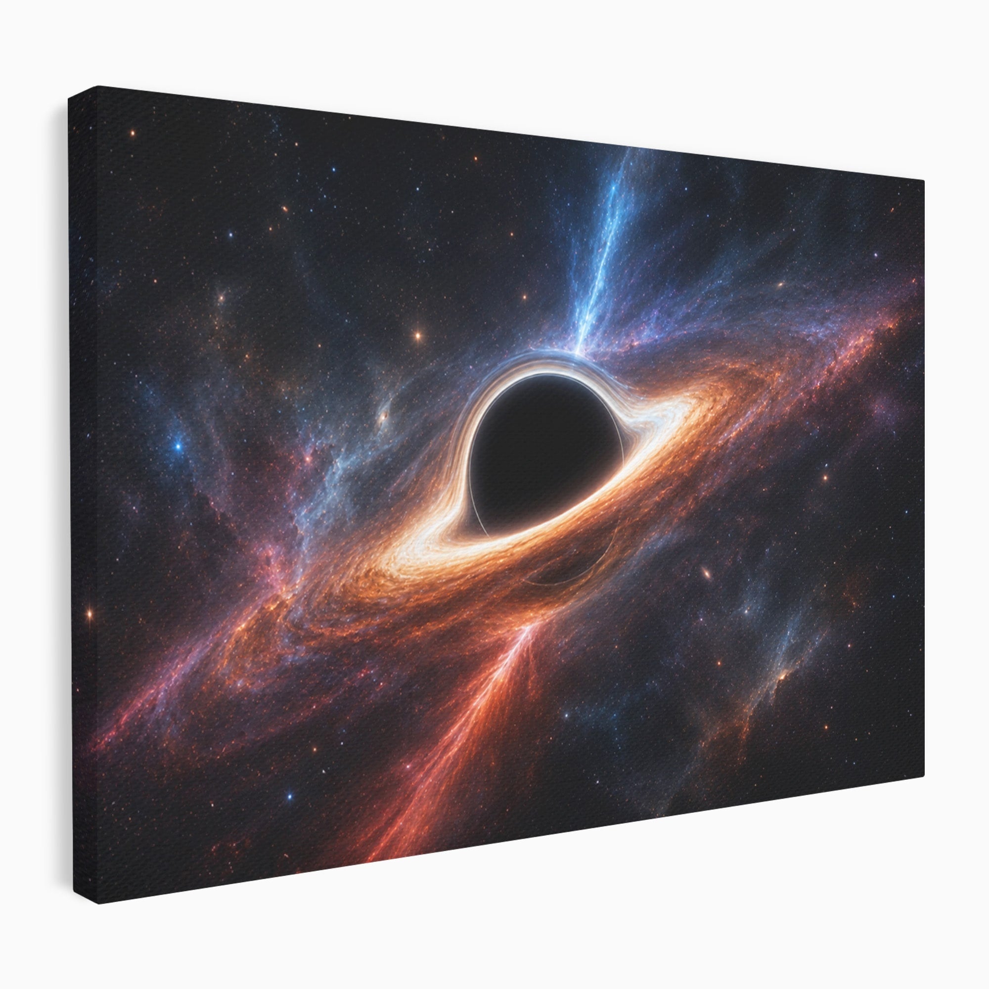 Tablou Canvas Premium LuxCanva® S1047, Gaura Neagra Cosmica, Spatiu, Univers, Astronomie, Mister, Dormitor, Birou, Culori Vibrante