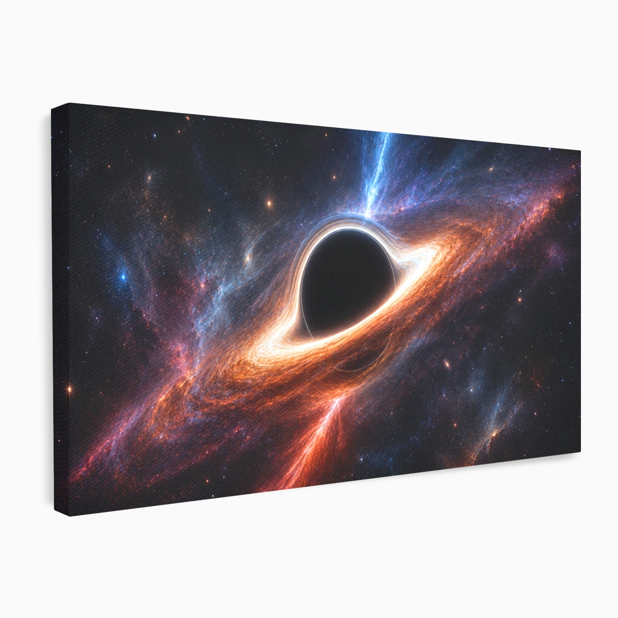 Tablou Canvas Premium LuxCanva® S1047, Gaura Neagra Cosmica, Spatiu, Univers, Astronomie, Mister, Dormitor, Birou, Culori Vibrante