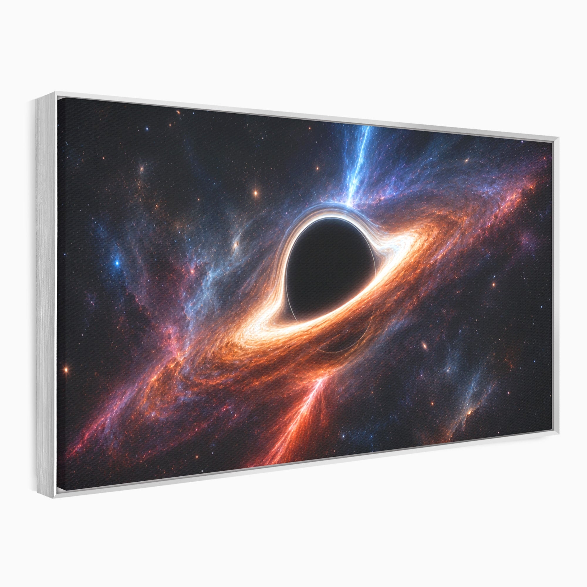 Tablou Canvas Premium LuxCanva® S1047, Gaura Neagra Cosmica, Spatiu, Univers, Astronomie, Mister, Dormitor, Birou, Culori Vibrante