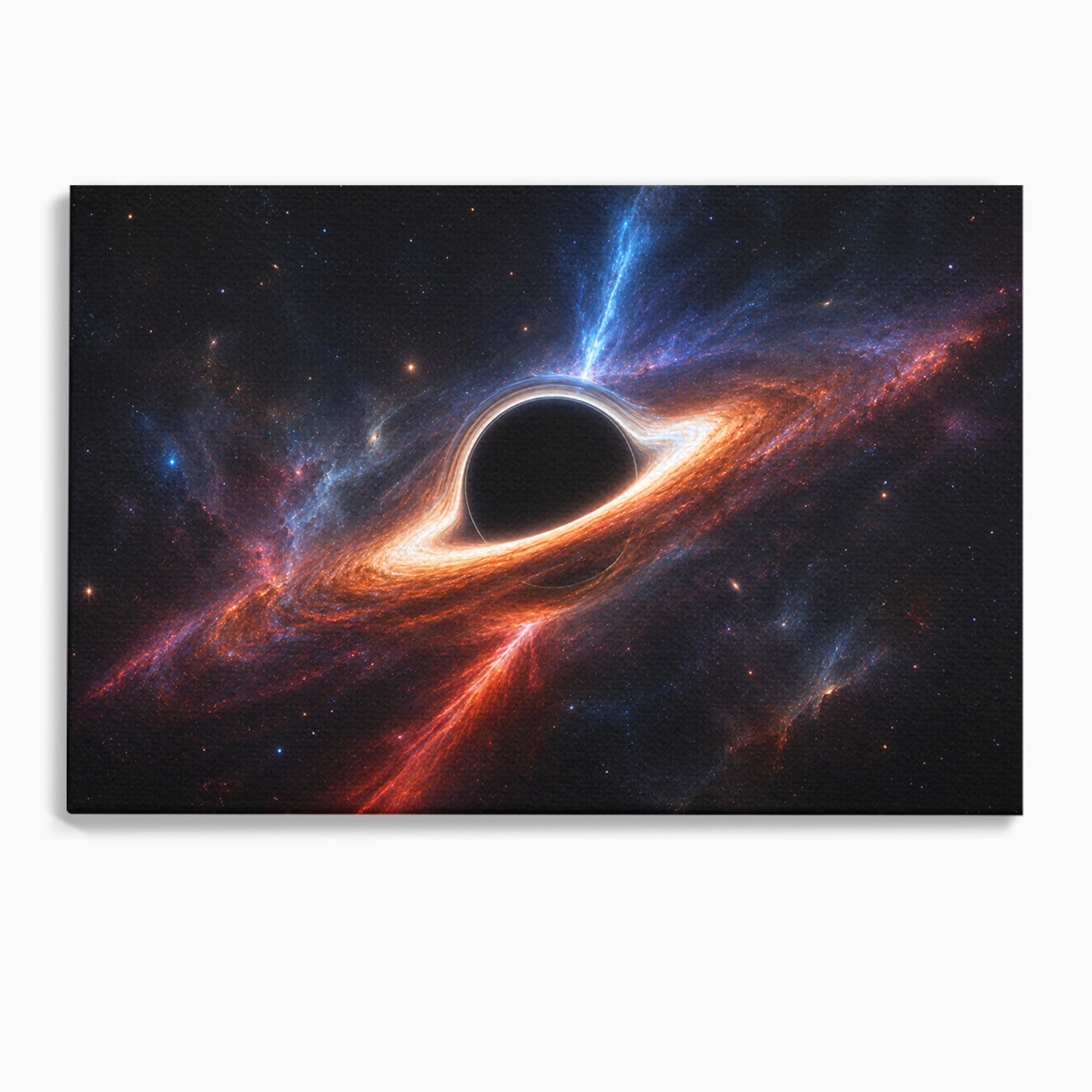 Tablou Canvas Premium LuxCanva® S1047, Gaura Neagra Cosmica, Spatiu, Univers, Astronomie, Mister, Dormitor, Birou, Culori Vibrante