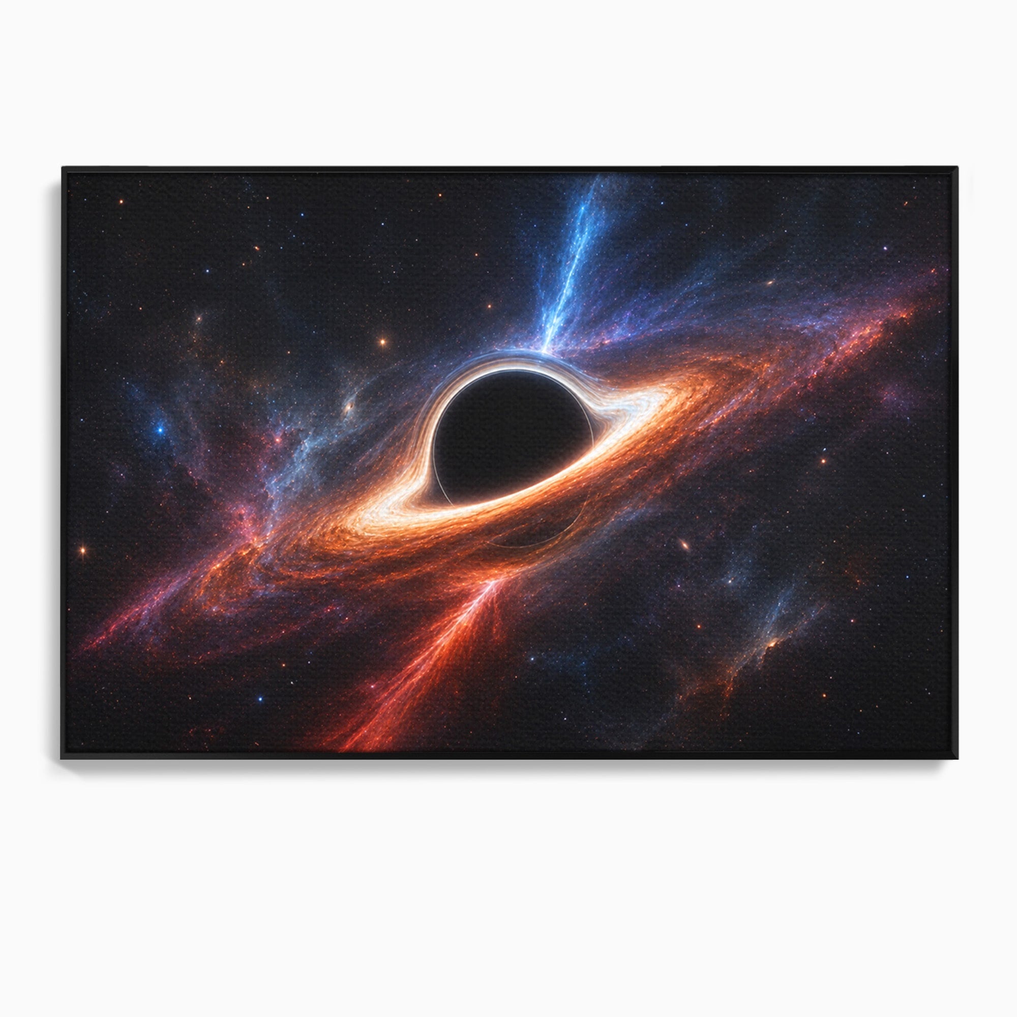 Tablou Canvas Premium LuxCanva® S1047, Gaura Neagra Cosmica, Spatiu, Univers, Astronomie, Mister, Dormitor, Birou, Culori Vibrante