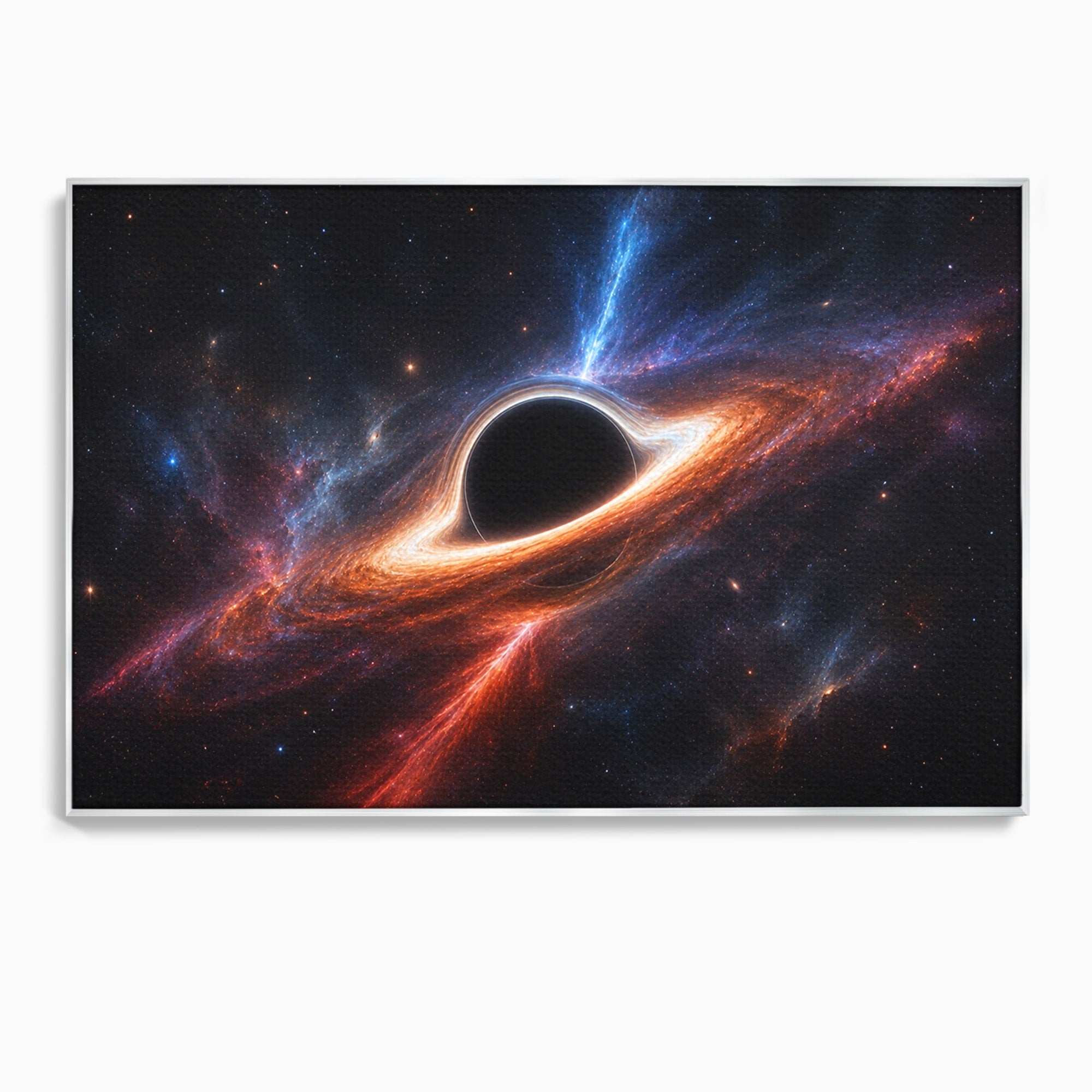 Tablou Canvas Premium LuxCanva® S1047, Gaura Neagra Cosmica, Spatiu, Univers, Astronomie, Mister, Dormitor, Birou, Culori Vibrante