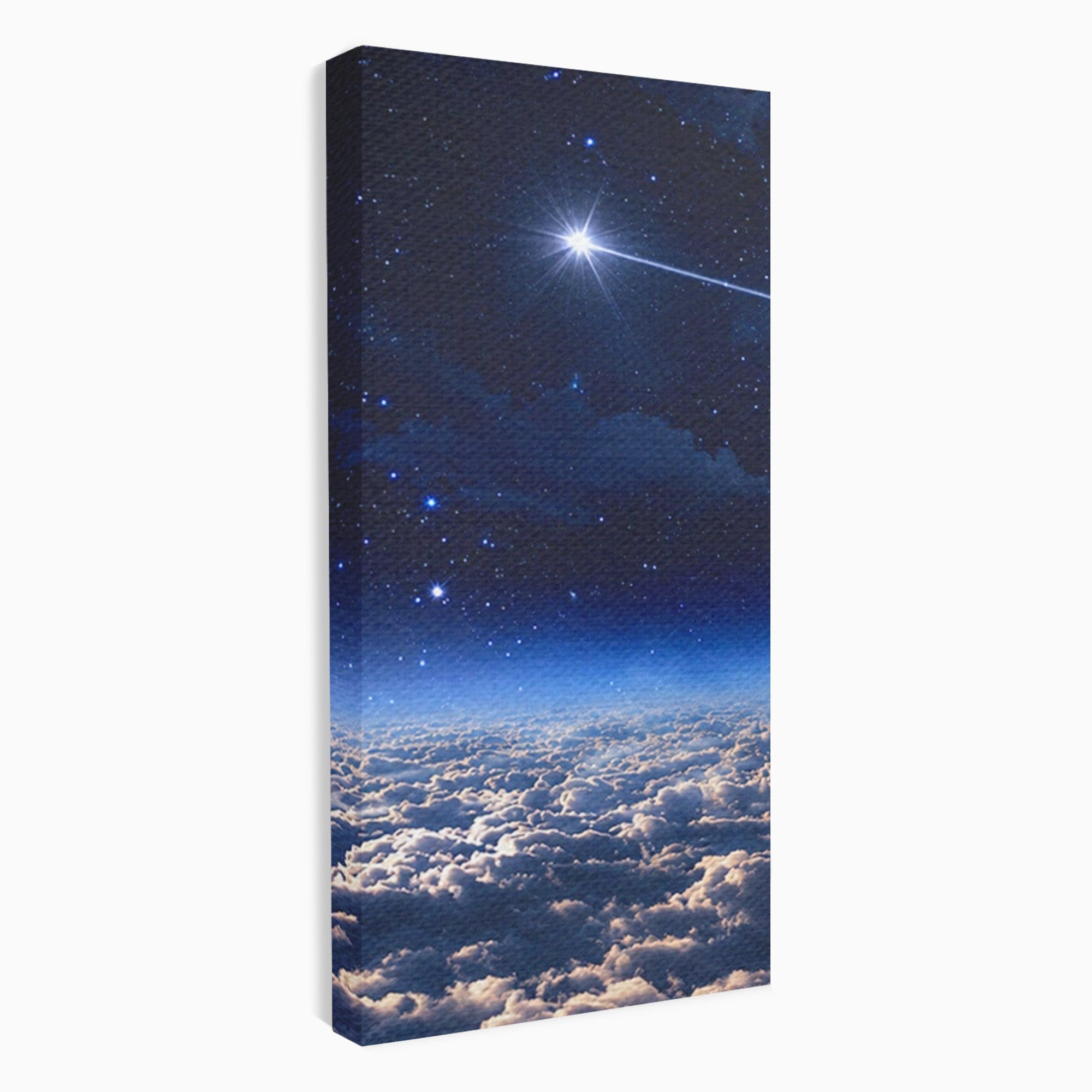 Set 2 Tablouri Canvas Premium LuxCanva® S2-1014, Constelatie Deasupra Norilor, Constelatie, Nori, Noapte, Cer, Dormitor, Culori Vibrante