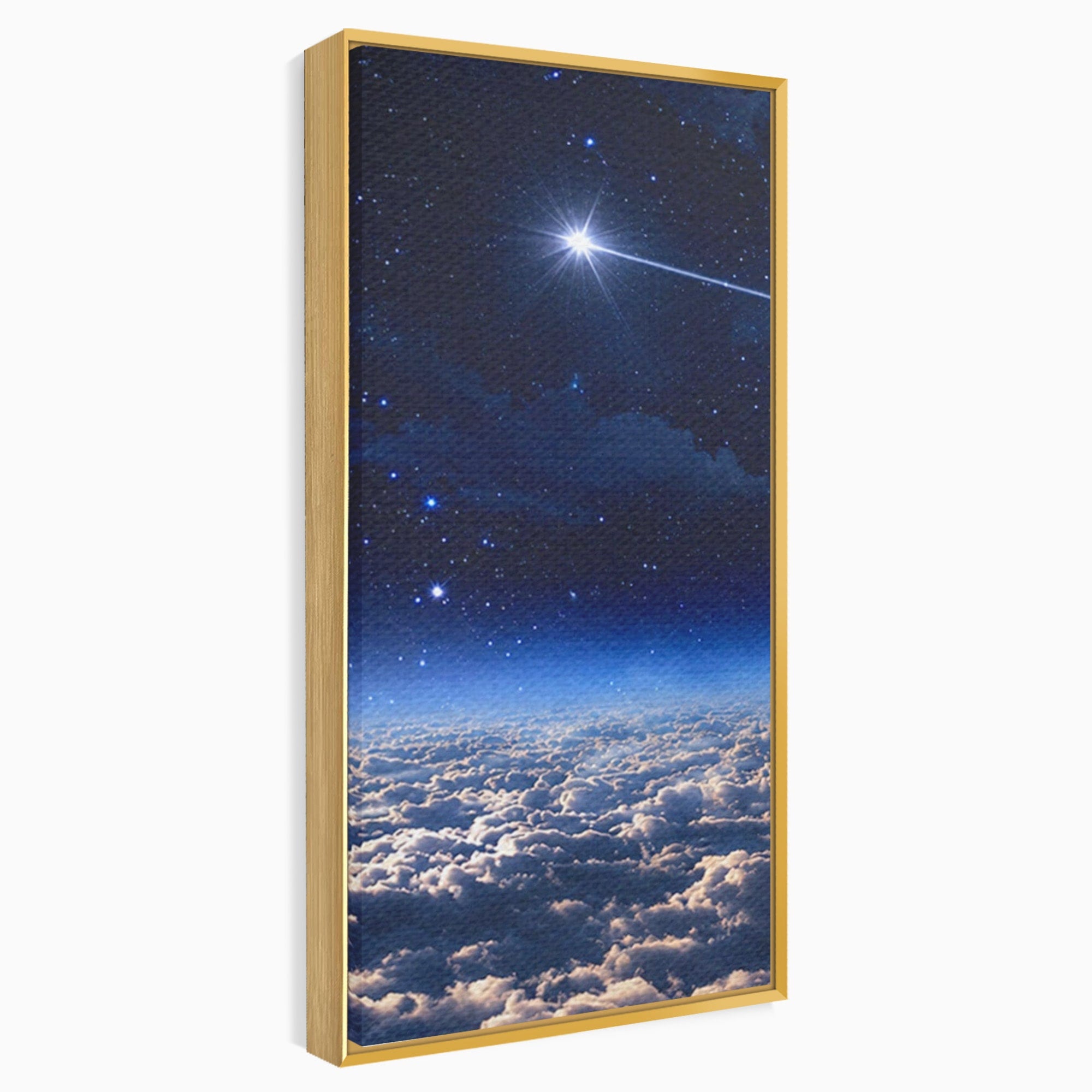 Set 2 Tablouri Canvas Premium LuxCanva® S2-1014, Constelatie Deasupra Norilor, Constelatie, Nori, Noapte, Cer, Dormitor, Culori Vibrante